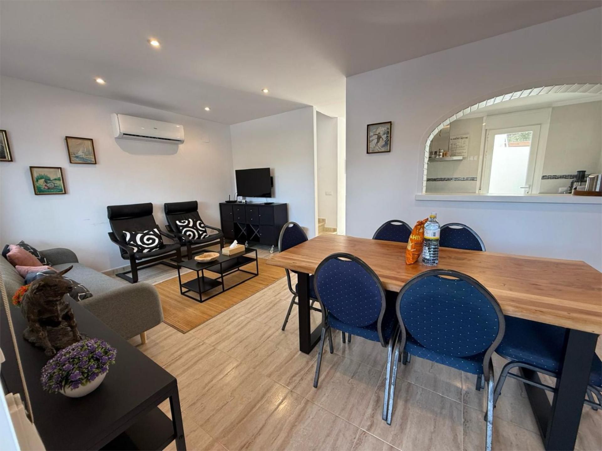 Dining room of Flat for sale in Calpe / Calp  with Air Conditioner, Terrace and Swimming Pool