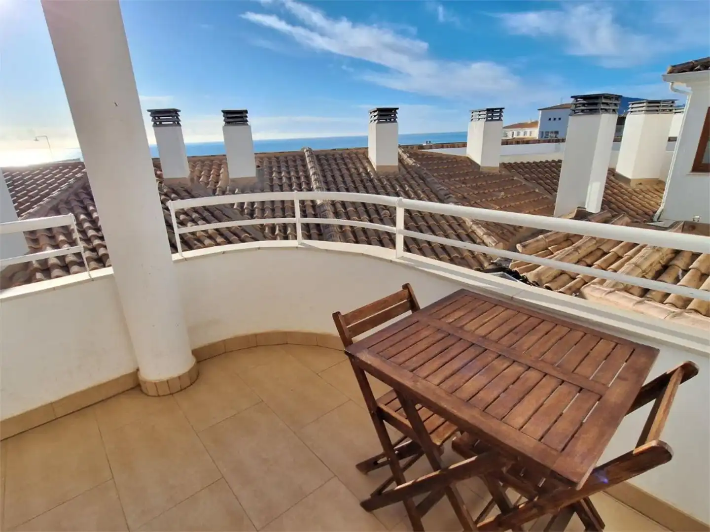 Flat for rent in Cap-negret, 47, L'Olla Terrace of Flat for rent in Altea with Air Conditioner and Swimming Pool