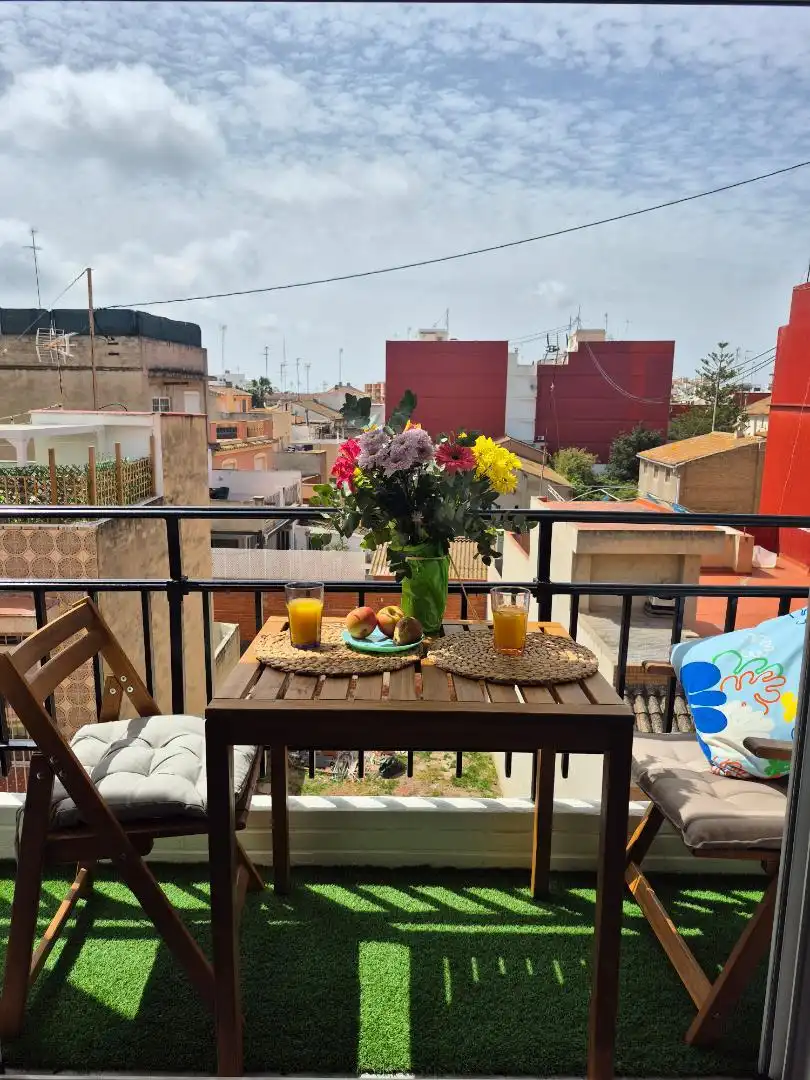 Terrasse von Wohnung zum Verkauf in Meliana mit Klimaanlage und Balkon