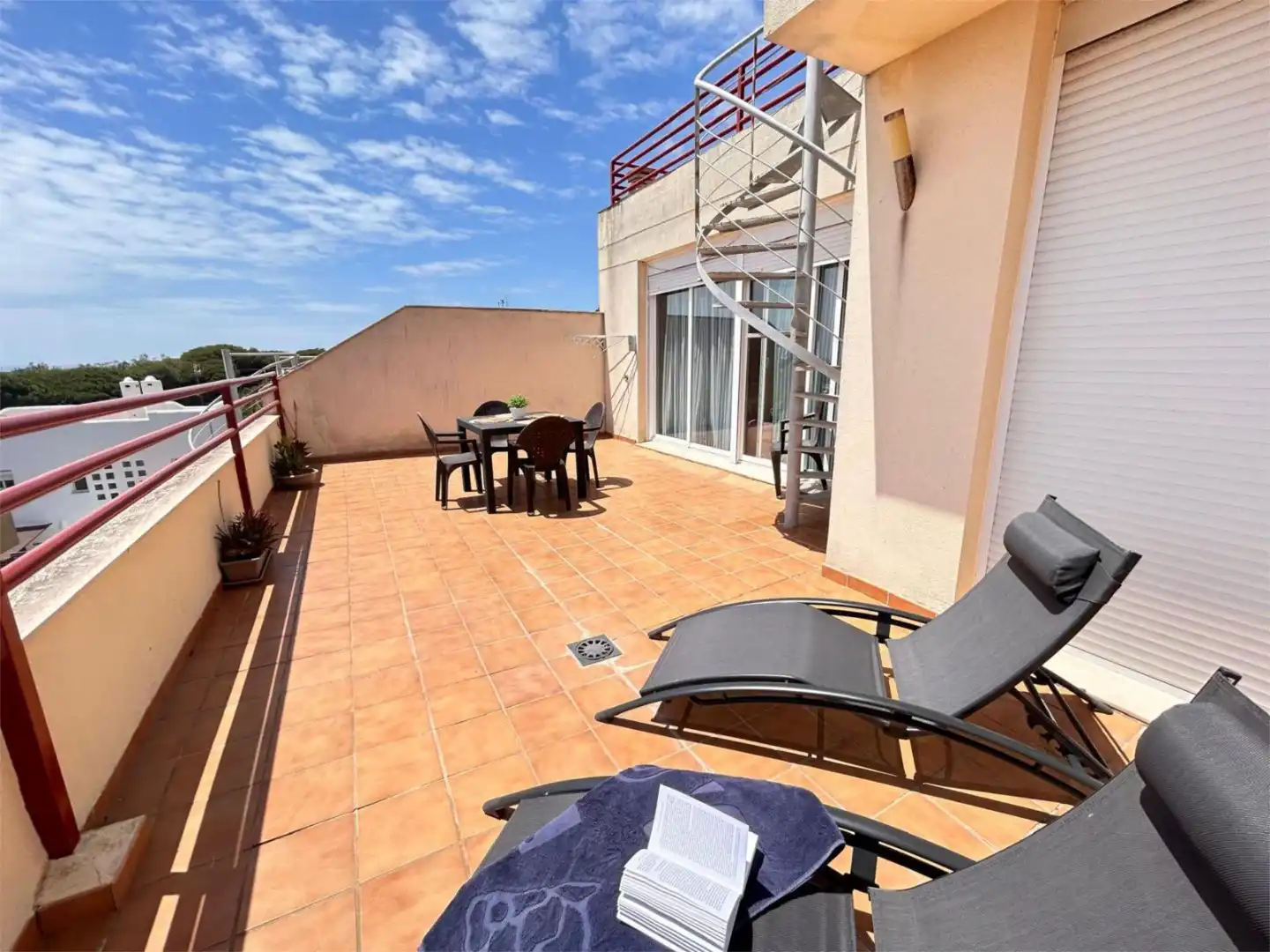 Flat for sale in Chori, Los Caños de Meca Terrace of Flat for sale in Barbate with Air Conditioner, Heating and Terrace