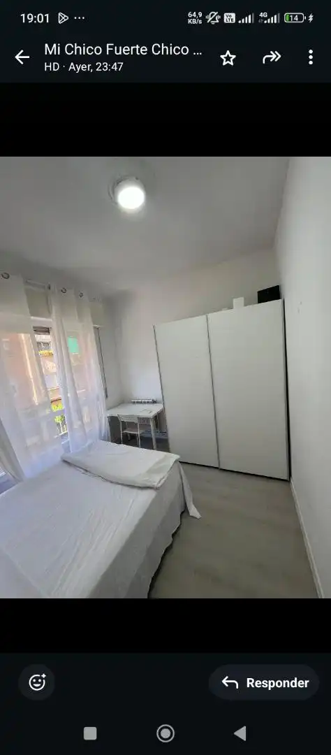 Bedroom of Flat for share in  Logroño  with Private garden, Storage room and Furnished