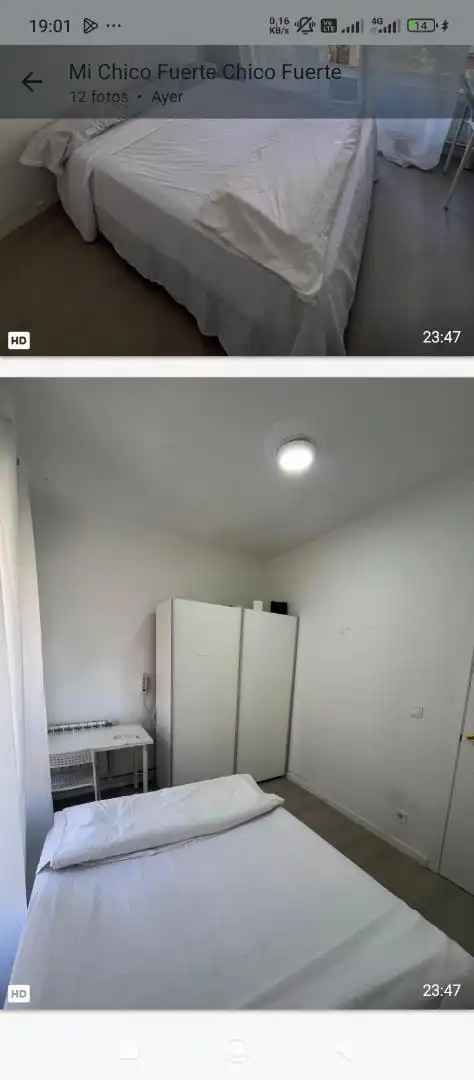 Bedroom of Flat for share in  Logroño  with Private garden, Storage room and Furnished