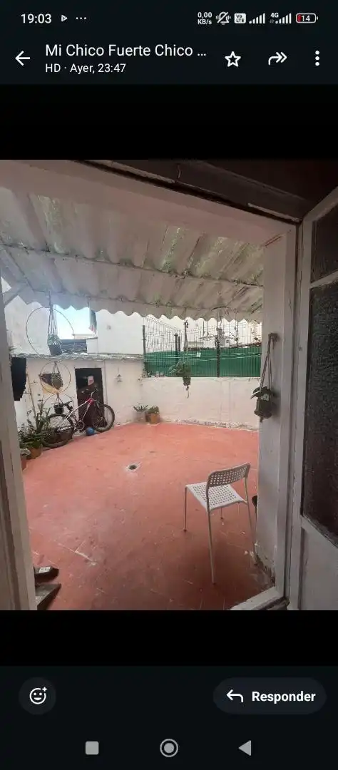 Terrace of Flat for share in  Logroño  with Private garden, Storage room and Furnished