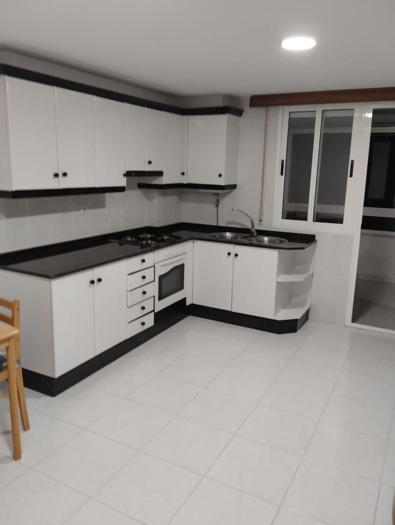 Kitchen of Flat for sale in Carballo  with Heating, Terrace and Storage room