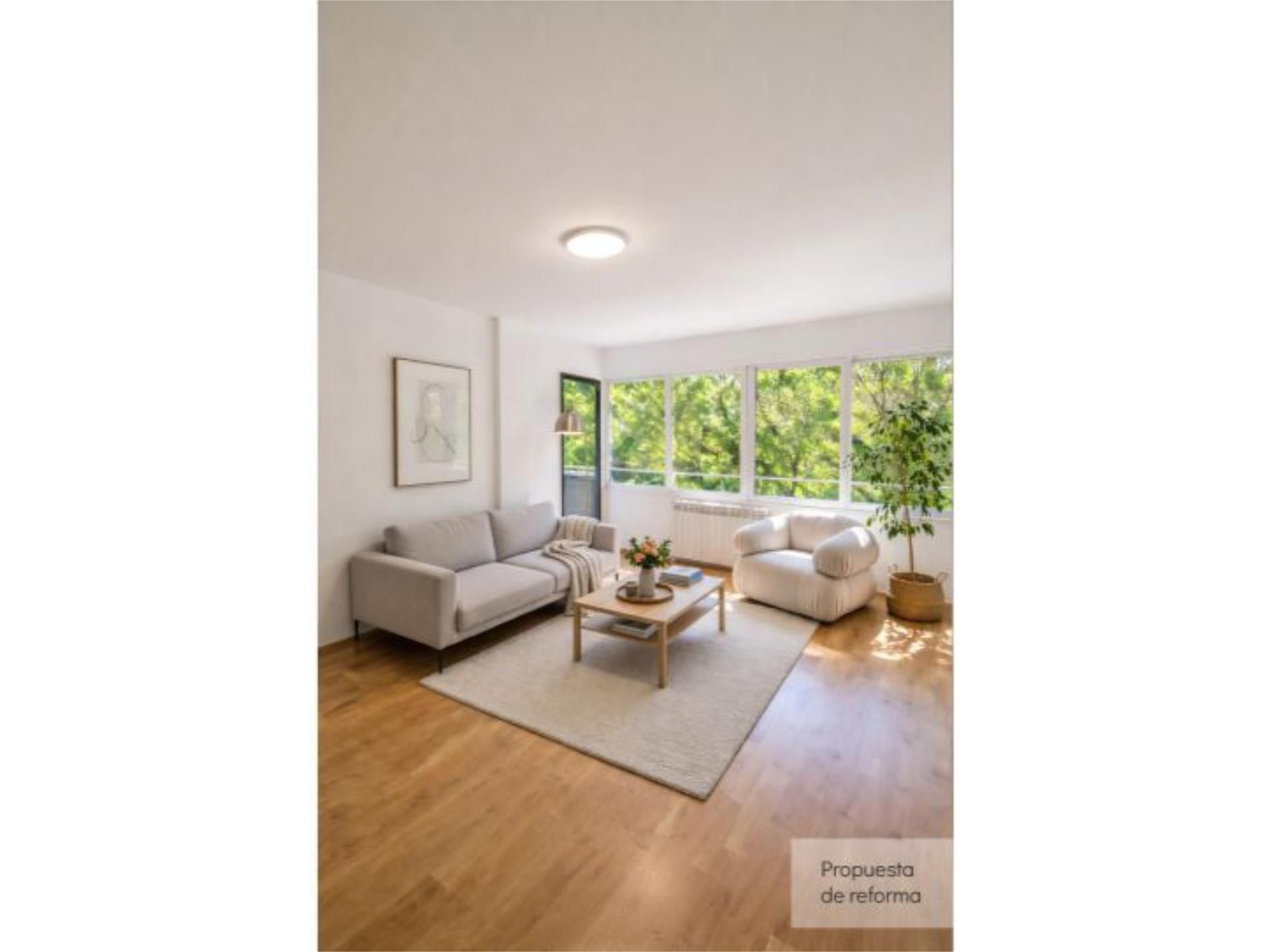 Sala d'estar de Pis en venda en  Barcelona Capital amb Terrassa i Balcó