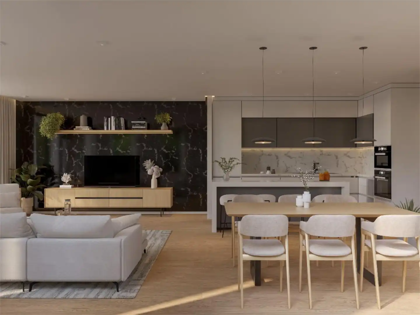Casa adosada en venta en Poligono Sector 8 C, Cerceda Sala de estar de Casa adosada en venta en El Boalo - Cerceda – Mataelpino con Aire acondicionado, Calefacción y Jardín privado