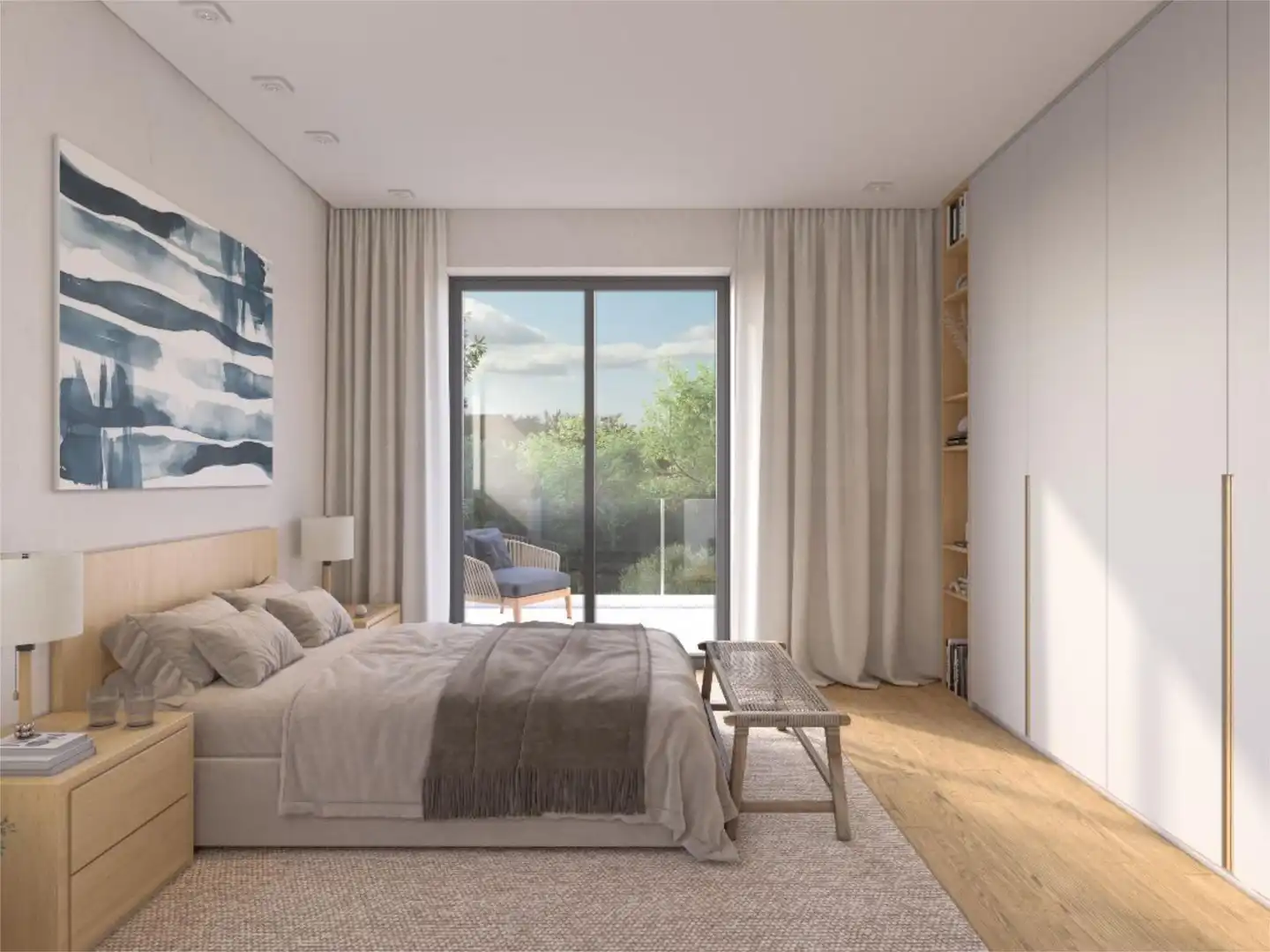 Casa adosada en venta en Poligono Sector 8 C, Cerceda Habitación de Casa adosada en venta en El Boalo - Cerceda – Mataelpino con Aire acondicionado, Calefacción y Jardín privado