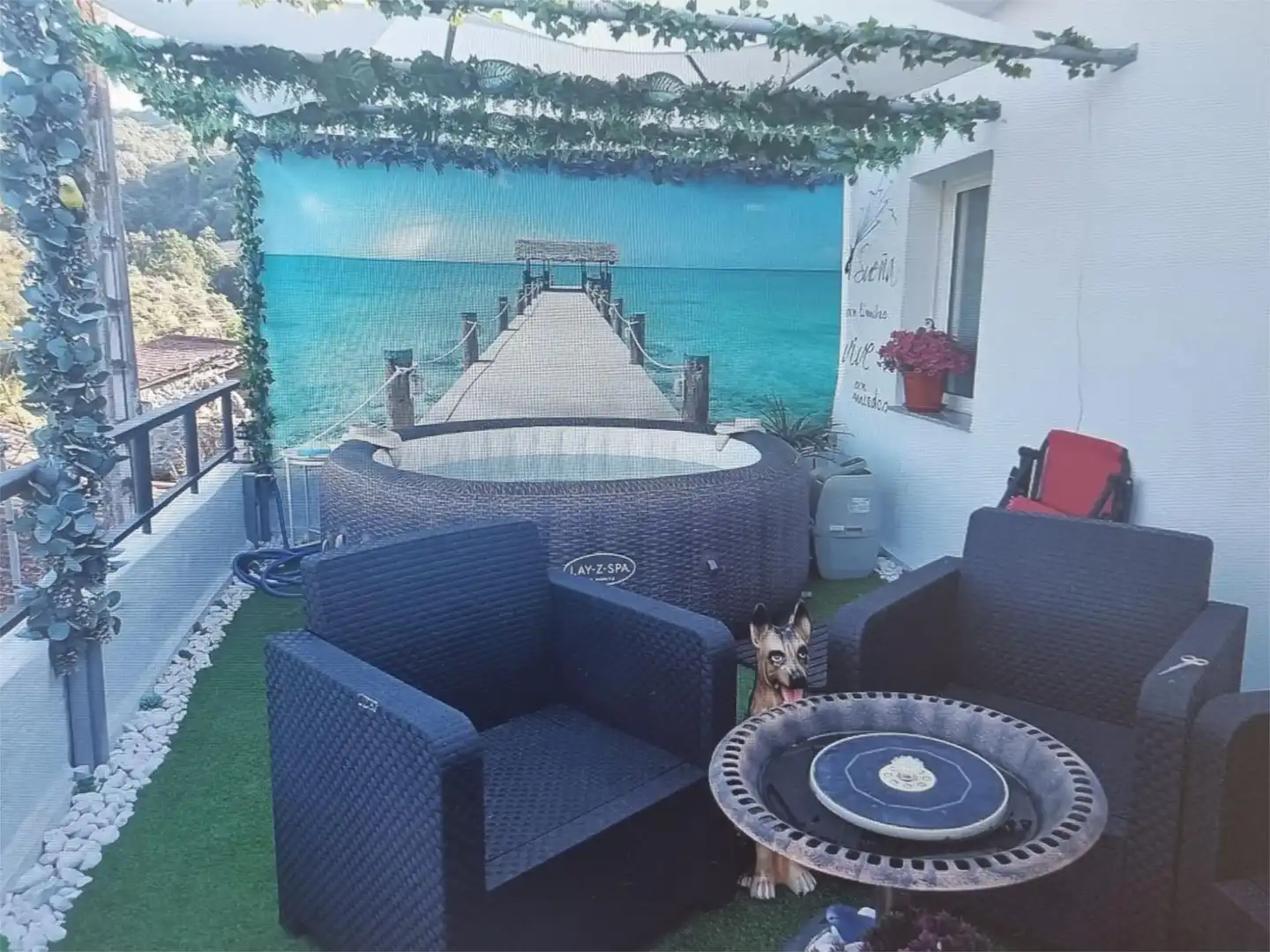 Einfamilien-Reihenhaus zum Verkauf in Estrada de Belesar, 3, Chantada Terrasse von Einfamilien-Reihenhaus zum Verkauf in Chantada mit Heizung, Privatgarten und Terrasse