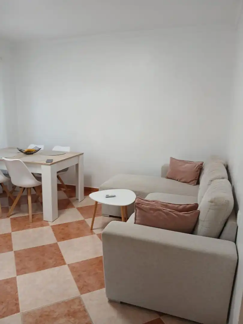 Sala d'estar de Pis en venda en Dénia amb Aire condicionat, Calefacció i Moblat