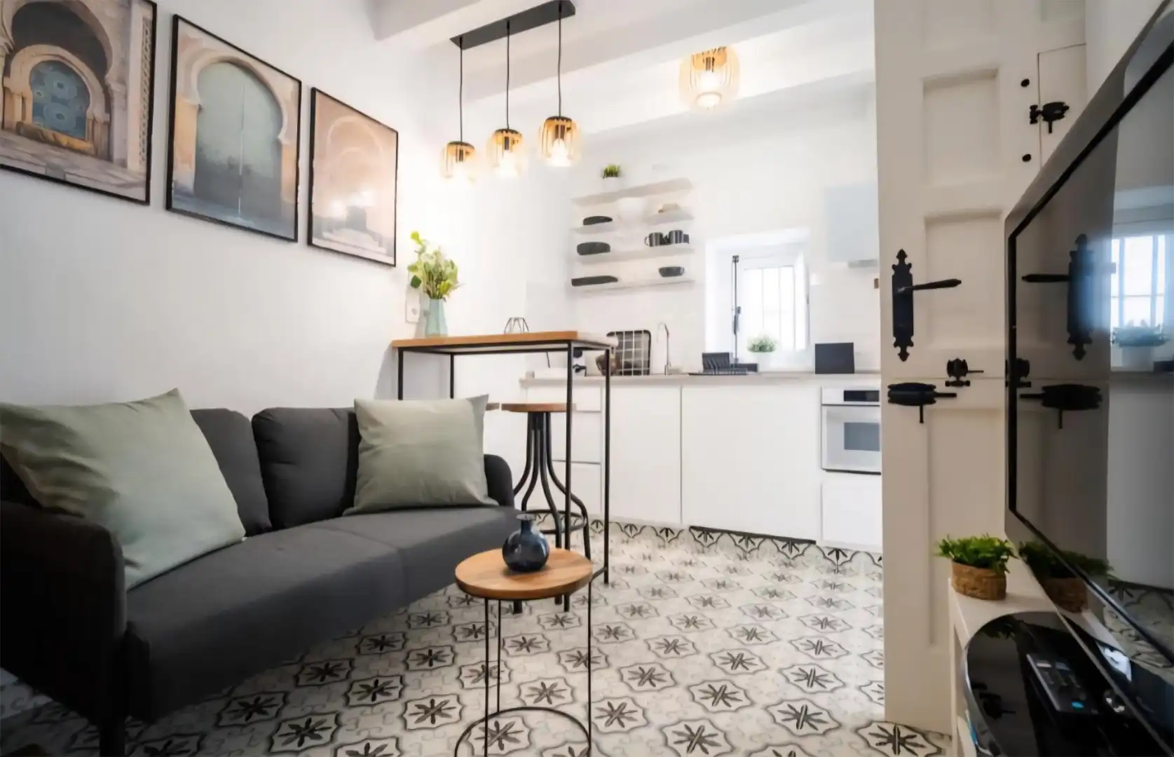 Study for sale in Calle Bodega de Triana, 20, Vejer Kitchen of Study for sale in Vejer de la Frontera with Furnished, Washing machine and Microwave