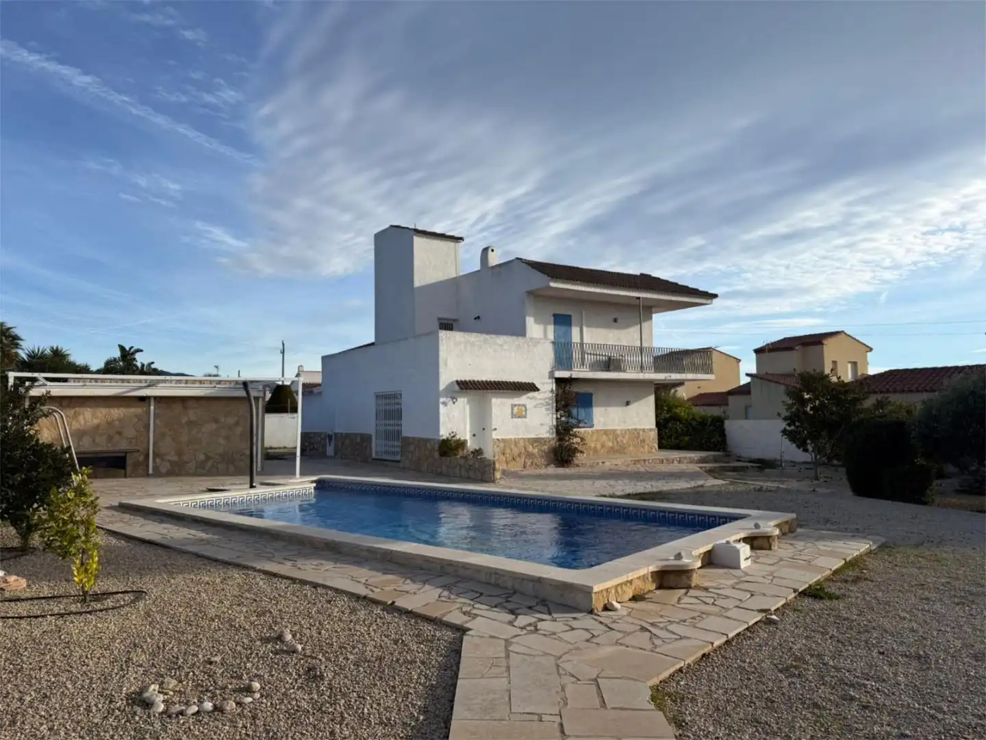 Vista exterior de Casa o chalet en venta en L'Ametlla de Mar  con Aire acondicionado, Terraza y Piscina