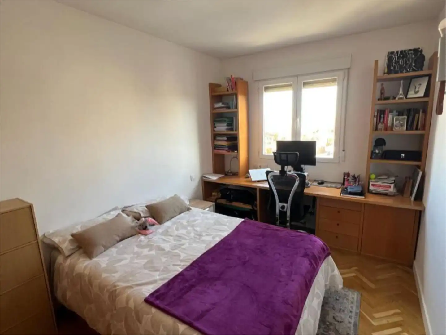 Pis de lloguer a Calle del Marqués de Lozoya, 8, Estrella Dormitori de Pis de lloguer en Madrid amb Aire condicionat, Calefacció i Parquet