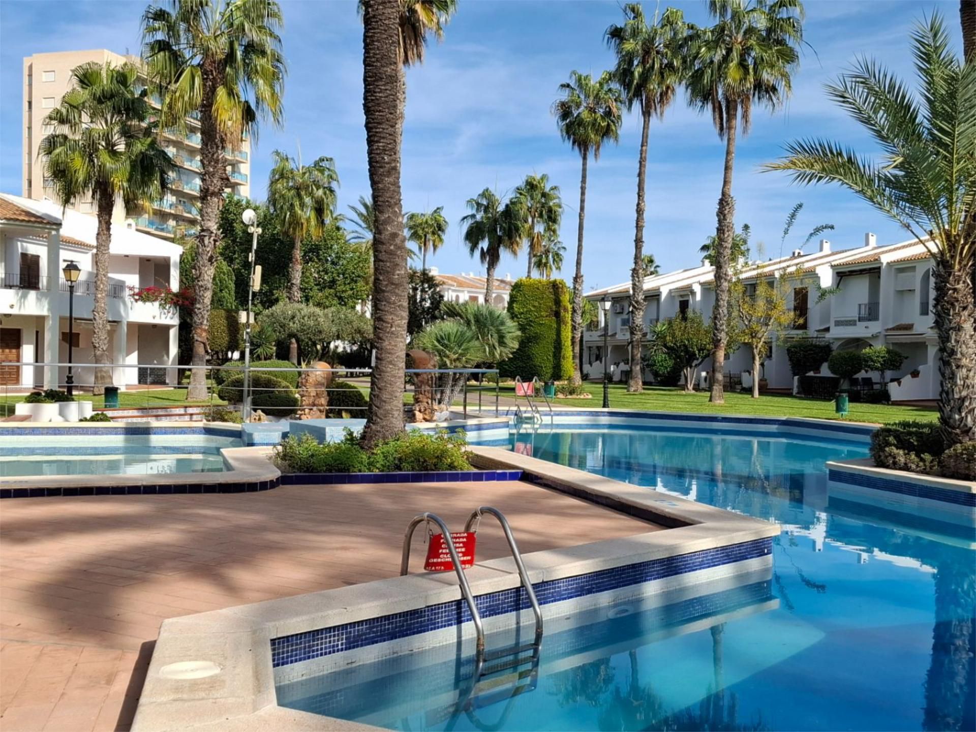 Swimming pool of Flat for rent in La Manga del Mar Menor  with Air Conditioner, Heating and Terrace