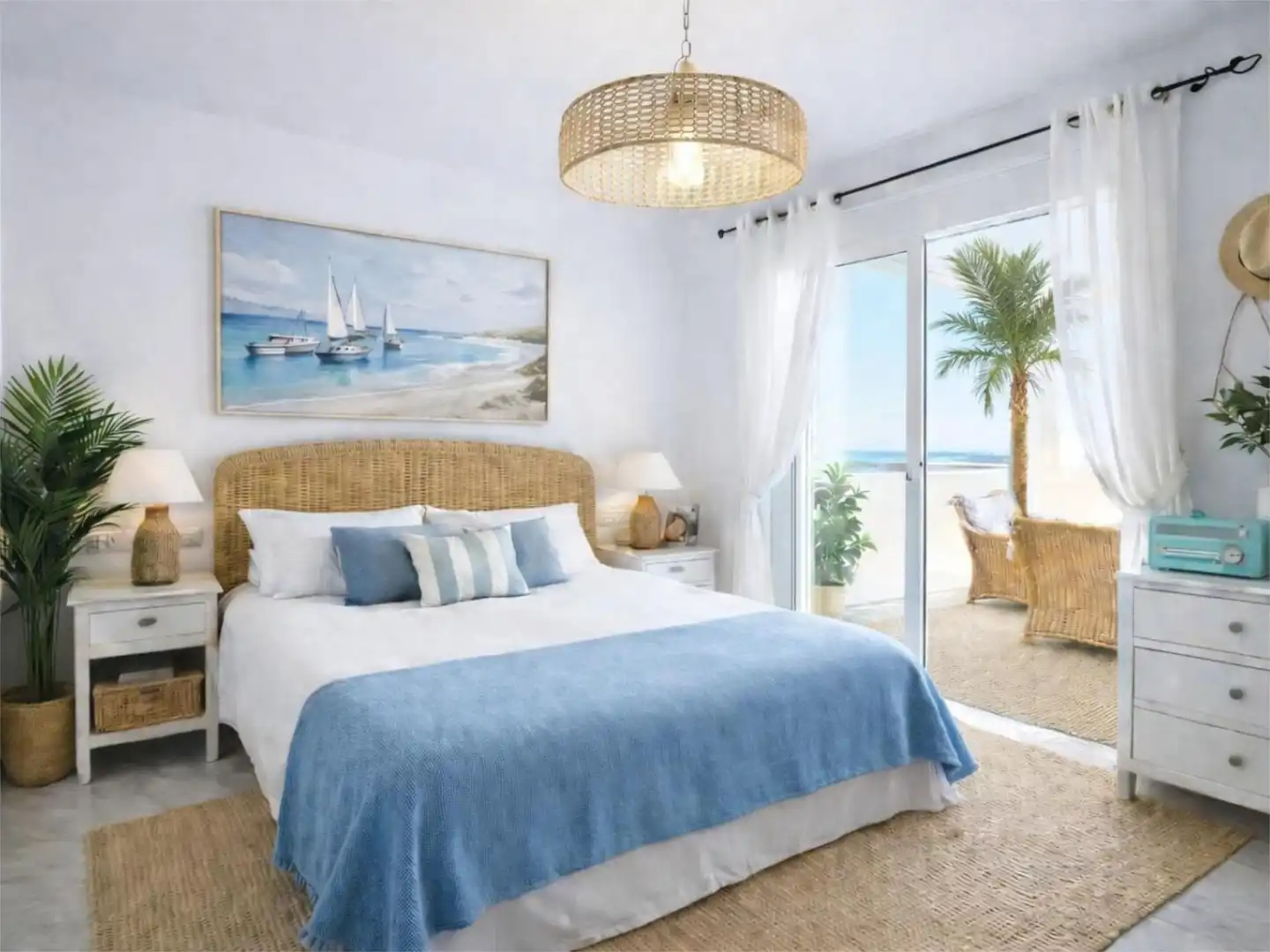 Schlafzimmer von Wohnung zum Verkauf in Estepona mit Klimaanlage, Terrasse und Schwimmbad