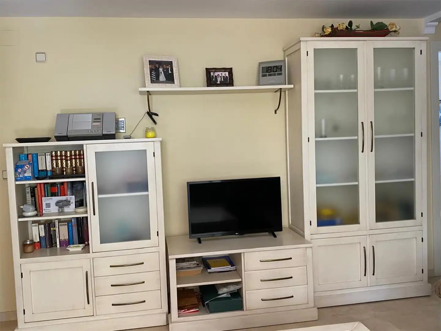 Flat for sale in Calle Platón, 5, Añoreta Baja Living room of Flat for sale in Rincón de la Victoria with Air Conditioner, Heating and Private garden