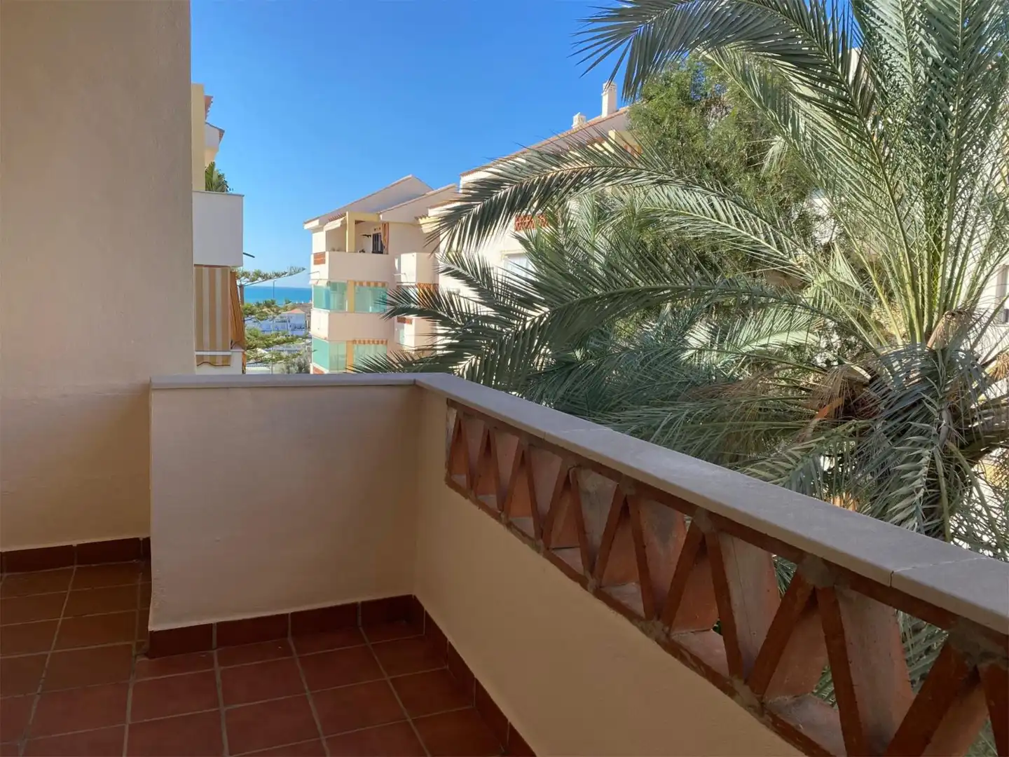 Flat for sale in Calle Platón, 5, Añoreta Baja Balcony of Flat for sale in Rincón de la Victoria with Air Conditioner, Heating and Private garden