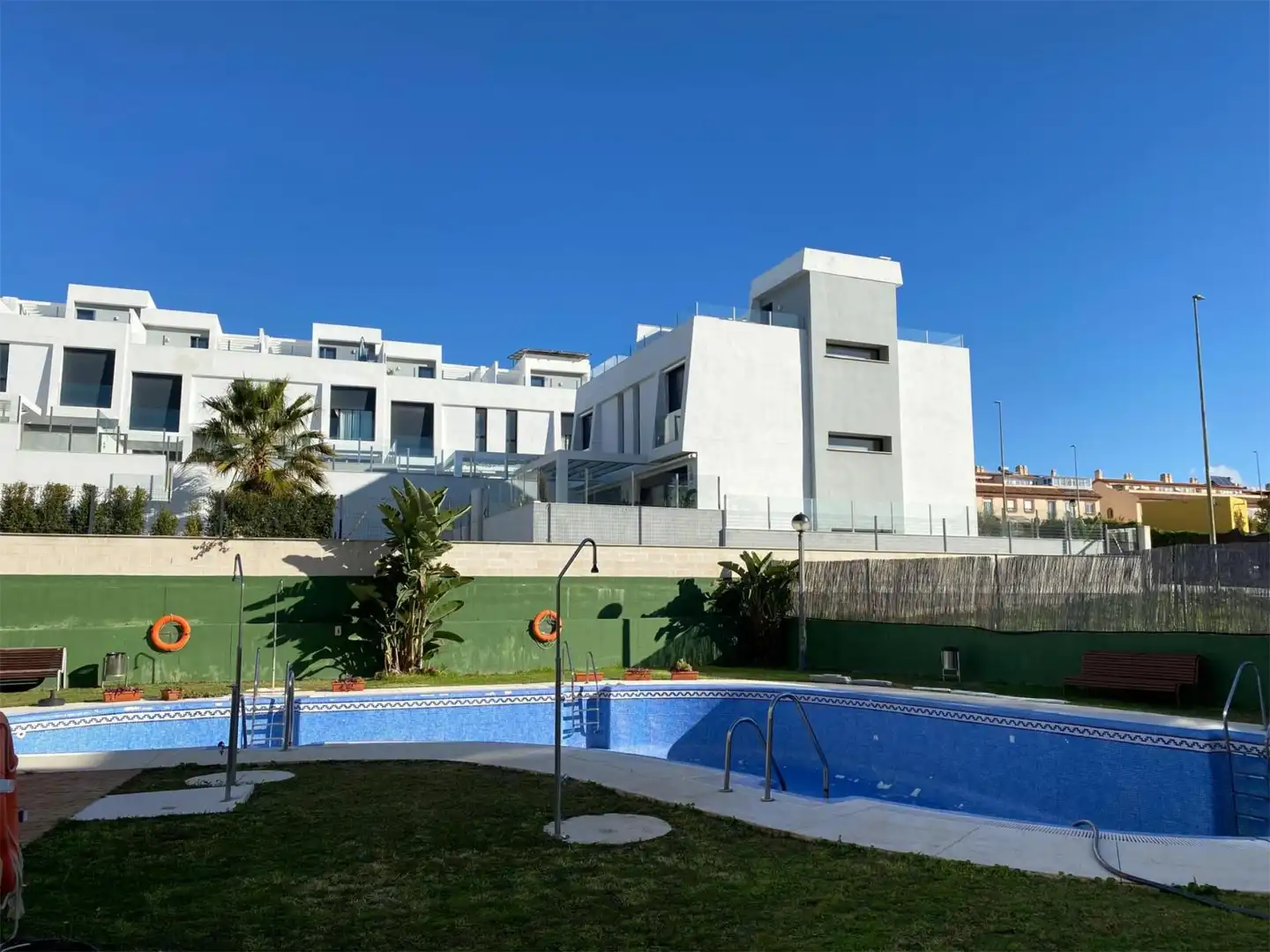 Flat for sale in Calle Platón, 5, Añoreta Baja Swimming pool of Flat for sale in Rincón de la Victoria with Air Conditioner, Heating and Private garden