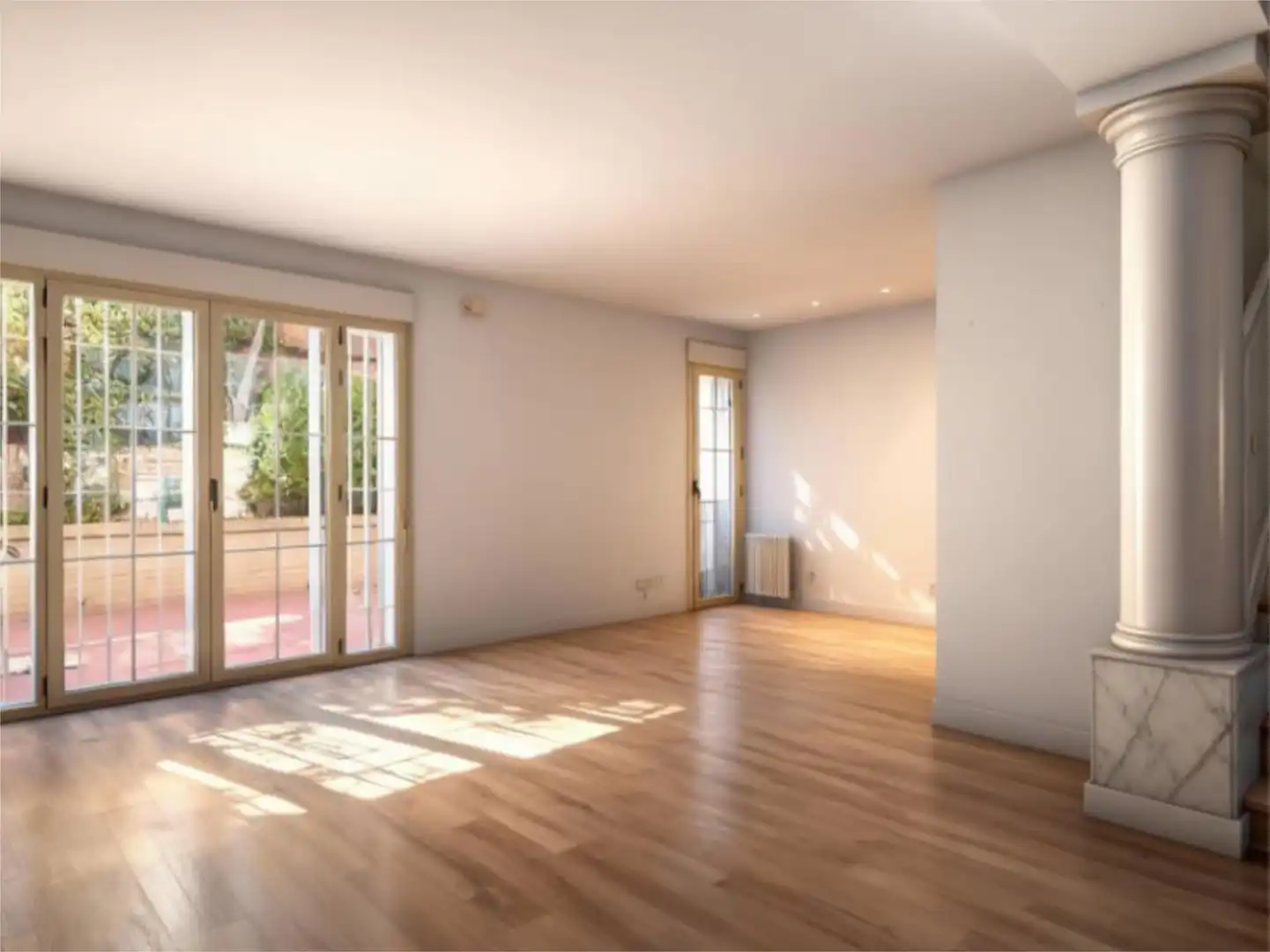 Sala d'estar de Pis en venda en  Madrid Capital amb Aire condicionat