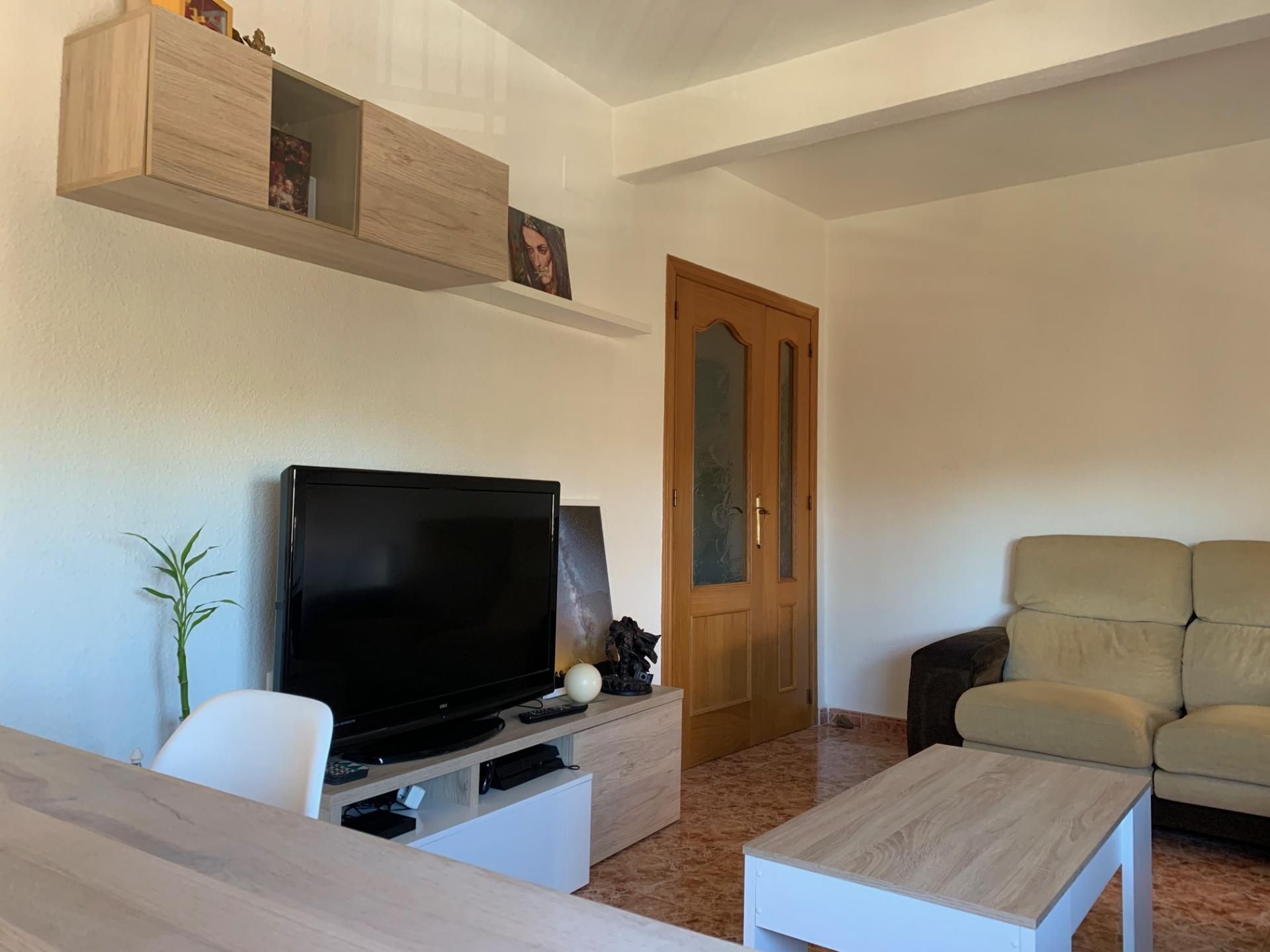 Sala d'estar de Pis de lloguer en Elche / Elx amb Moblat i Balcó