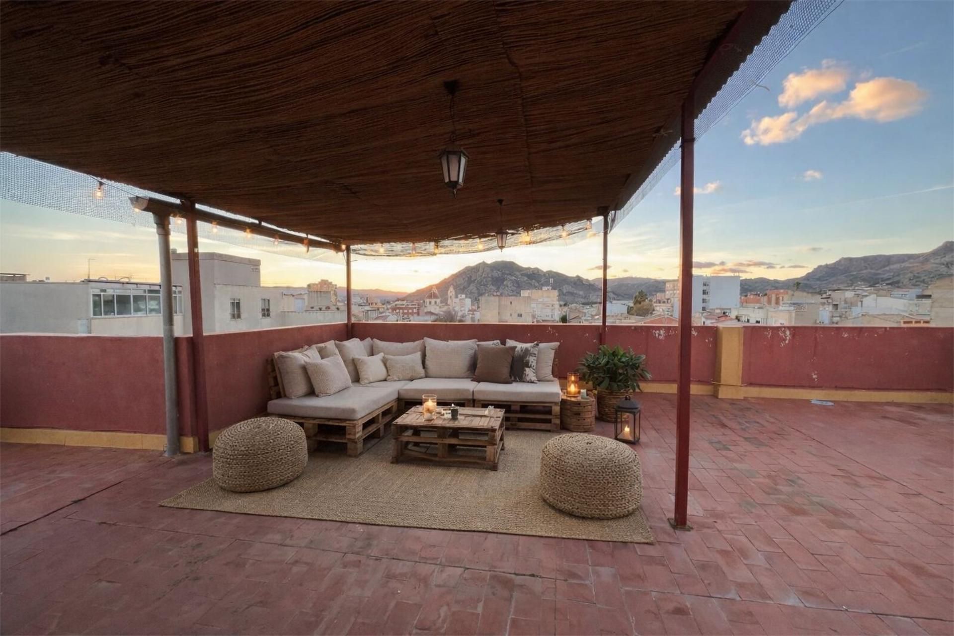 Terrace of Flat for sale in Elda  with Air Conditioner, Terrace and Balcony