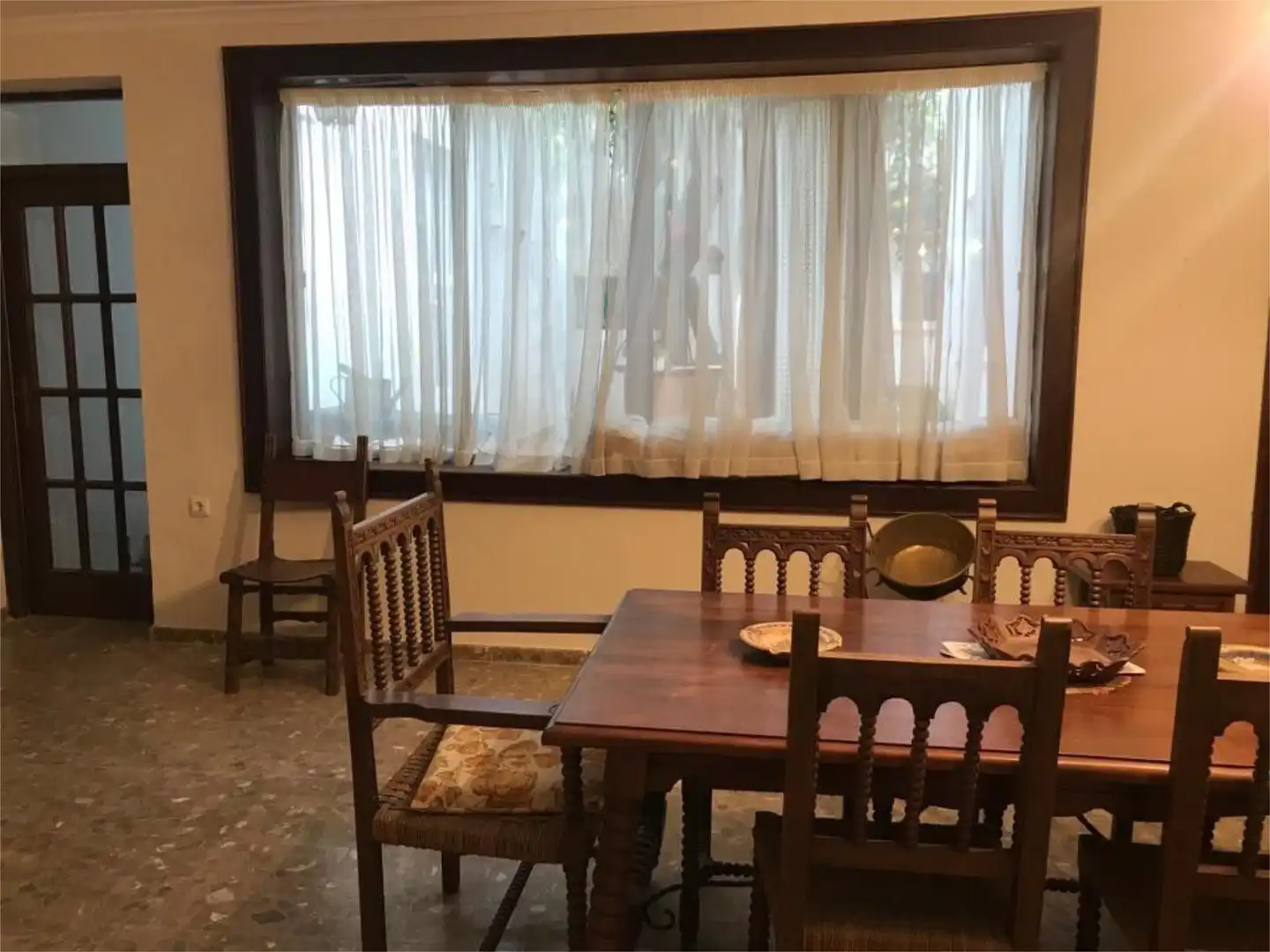 Dining room of Houses for sale in Olivenza  with Heating, Terrace and Furnished