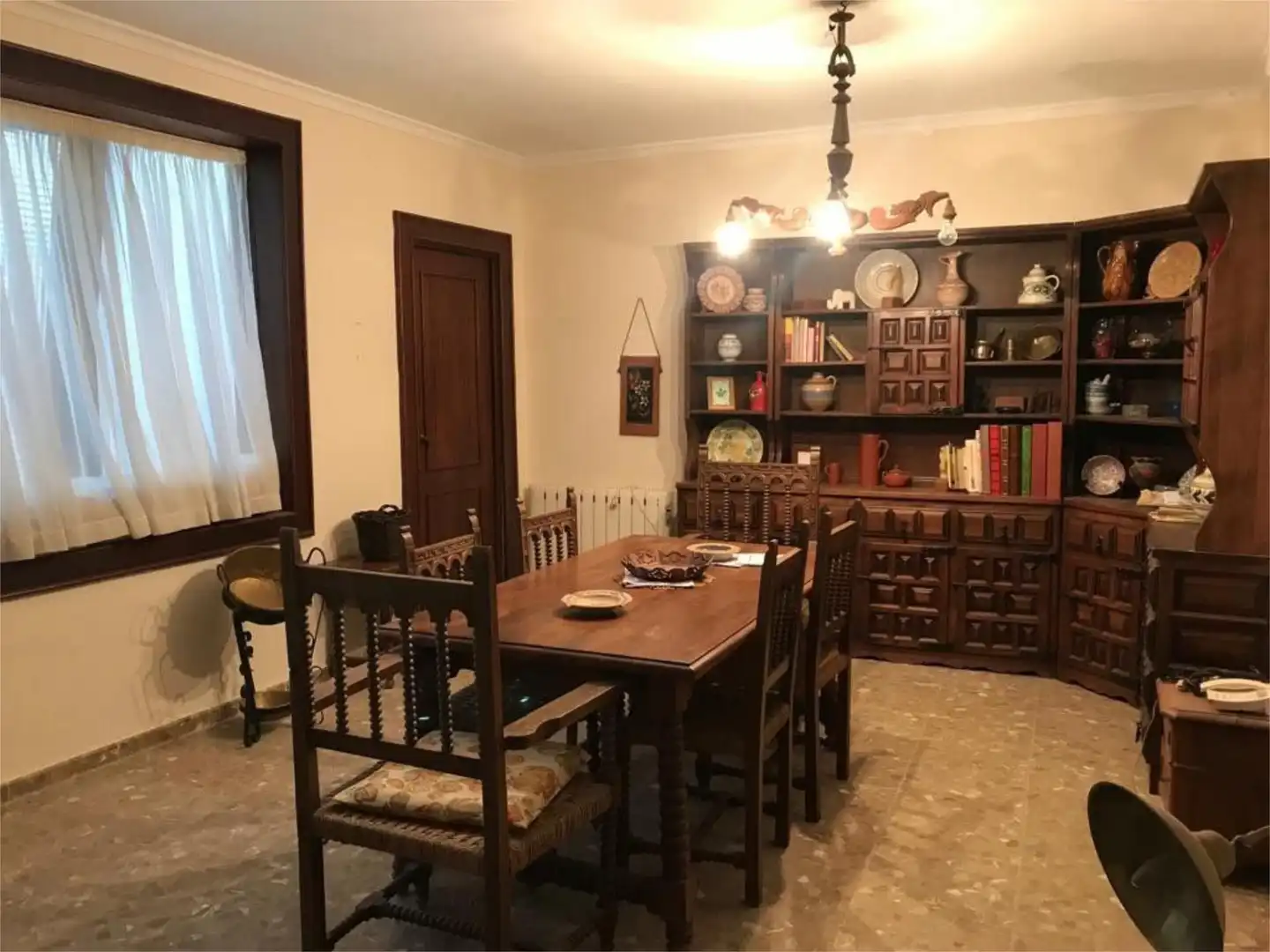 Dining room of Houses for sale in Olivenza  with Heating, Terrace and Furnished
