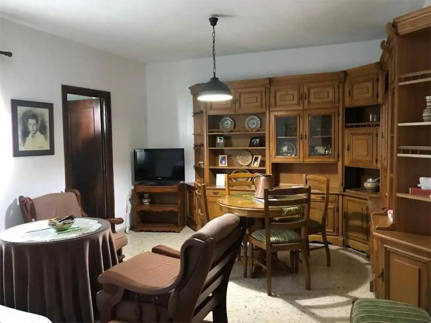 Living room of Houses for sale in Olivenza  with Heating, Terrace and Furnished