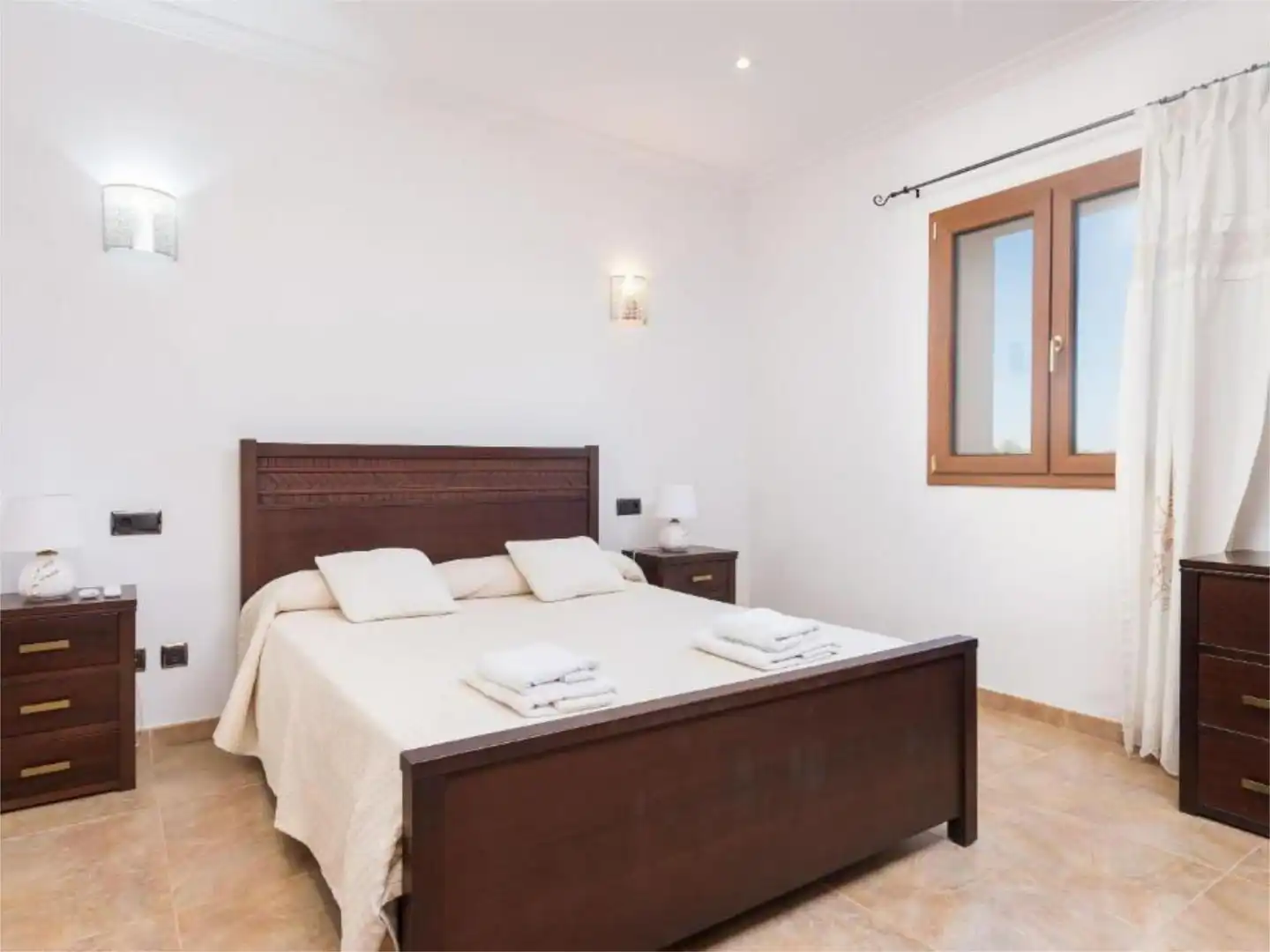 Finca rústica de alquiler en Ronda de l'Oest, 55, Porto Cristo Habitación de Finca rústica de alquiler en Manacor con Aire acondicionado, Calefacción y Jardín privado