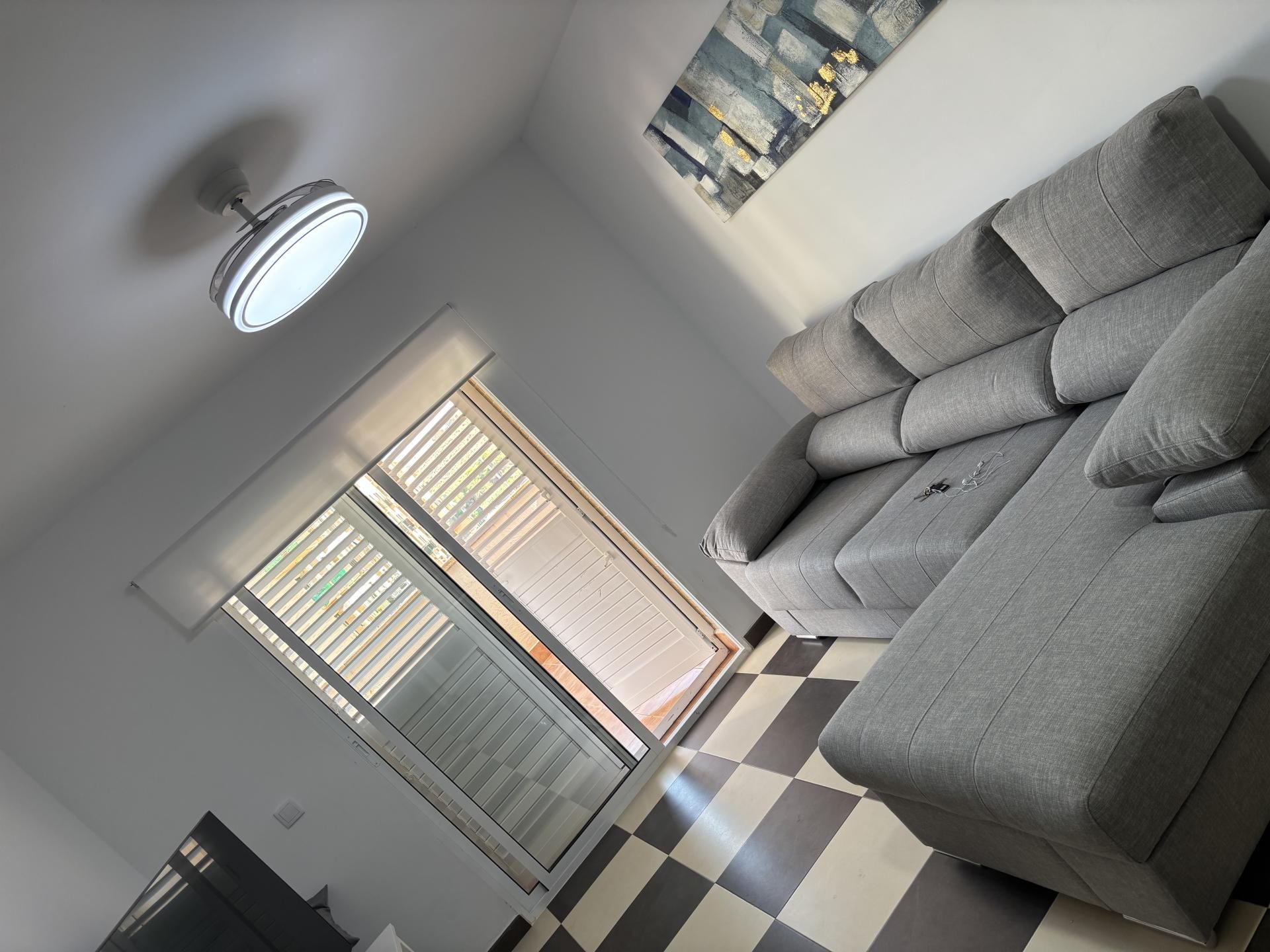 Living room of Flat for sale in Villanueva del Río Segura  with Air Conditioner, Terrace and Balcony