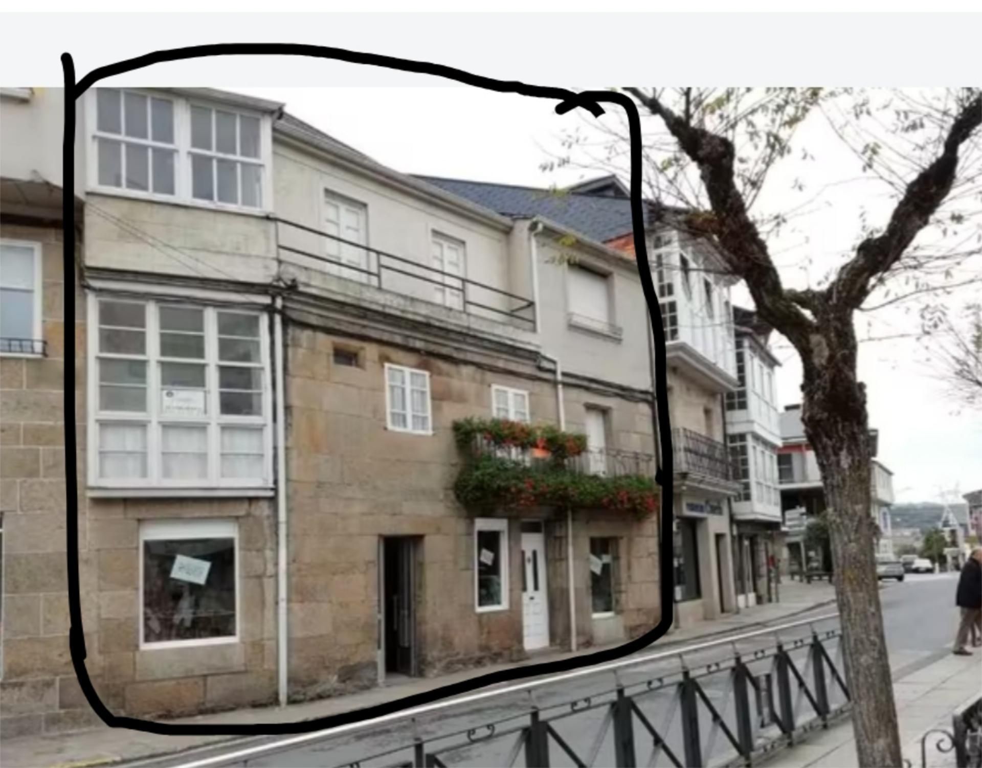 Exterior view of Single-family semi-detached for sale in A Pobra de Trives   with Balcony