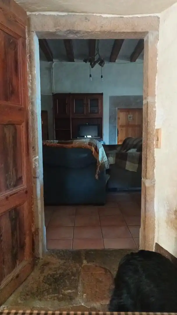 Habitació a Plaça de la Creu, 6, Berga Sala d'estar de Finca rústica per a compartir en Berga amb Calefacció, Jardí privat i Terrassa