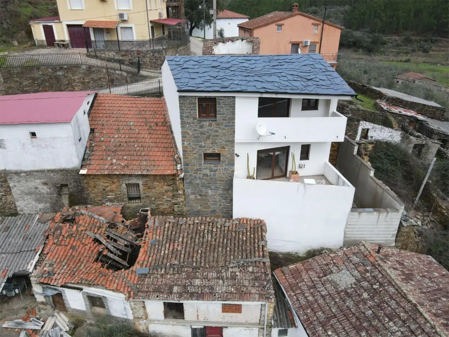 Exterior view of Flat for sale in Pinofranqueado  with Terrace and Balcony