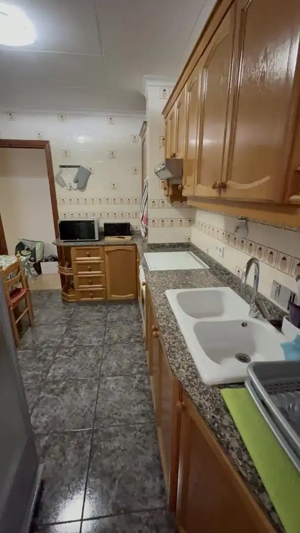 Wohnung zum Verkauf in Carrer Colón, 3, Beneixama Küche von Wohnung zum Verkauf in Beneixama mit Terrasse, Möbliert und Balkon