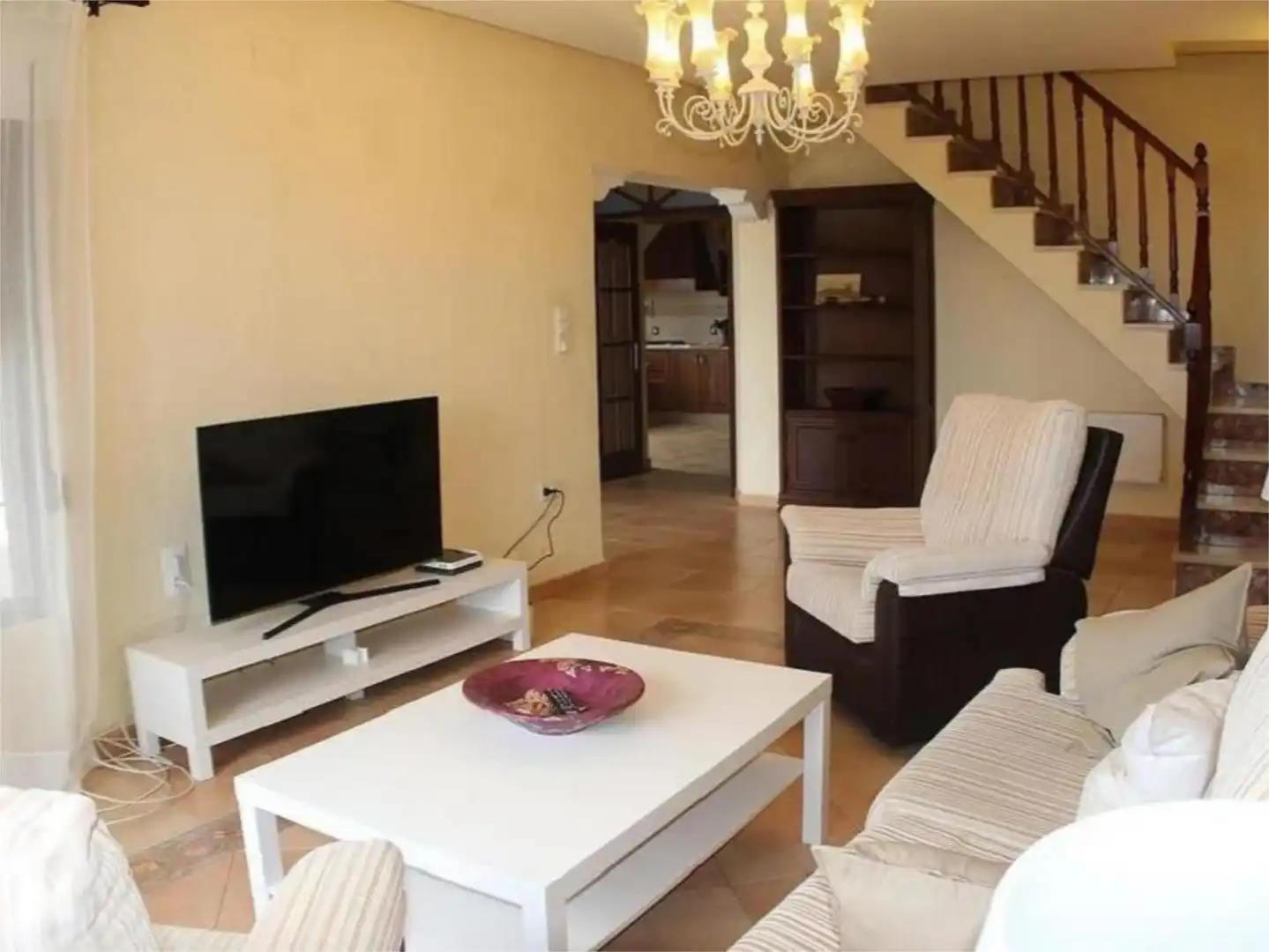 Houses for rent in Calle el Salmonete, 7, Novo Sancti Petri Living room of Houses for rent in Chiclana de la Frontera with Air Conditioner, Private garden and Terrace