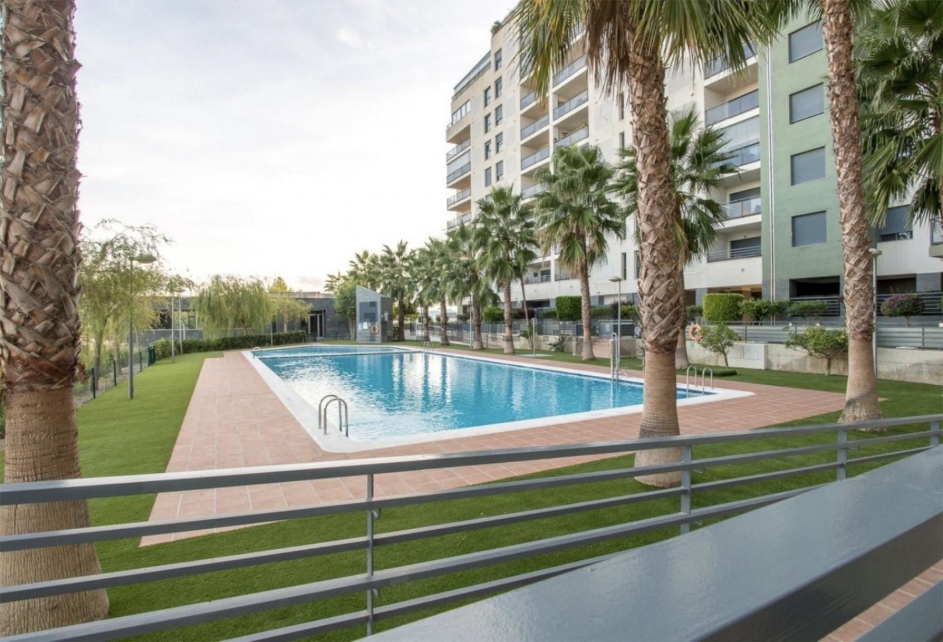 Piscina de Pis de lloguer en  Murcia Capital amb Aire condicionat, Calefacció i Jardí privat