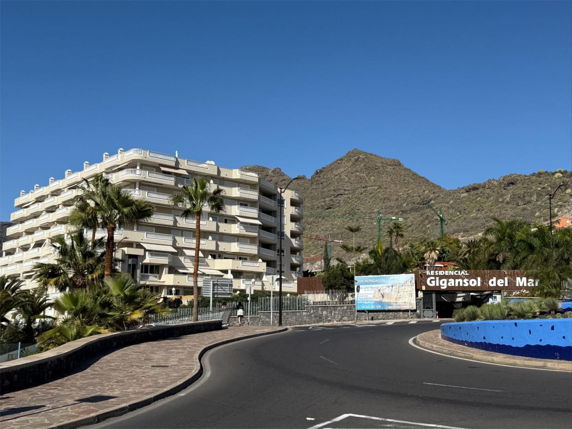 Exterior view of Duplex for sale in Santiago del Teide  with Terrace, Swimming Pool and Community parking