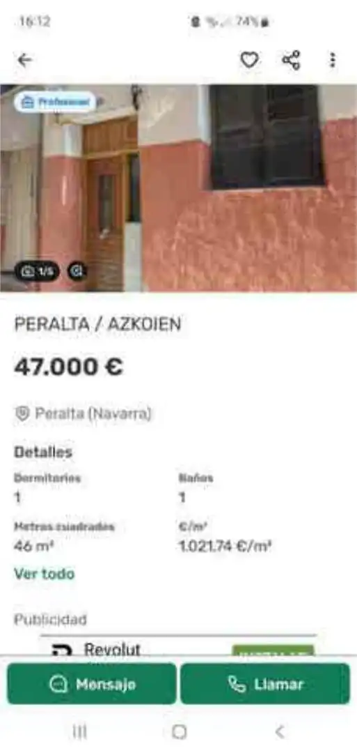 Flat for sale in Peralta / Azkoien Garden of Flat for sale in Peralta / Azkoien