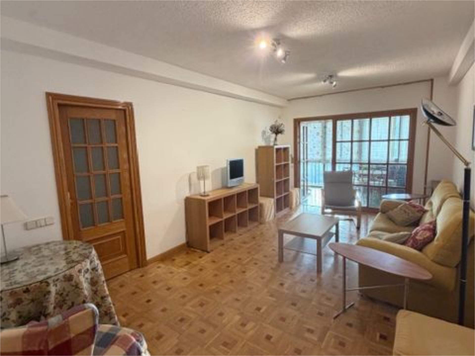 Sala d'estar de Pis de lloguer en  Madrid Capital amb Aire condicionat, Calefacció i Jardí privat