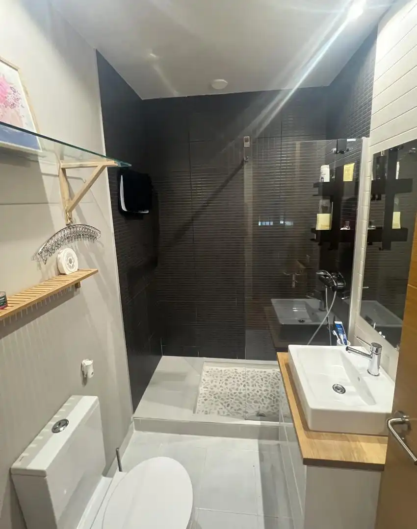 Bathroom of Flat for sale in Cambre   with Heating, Terrace and Storage room