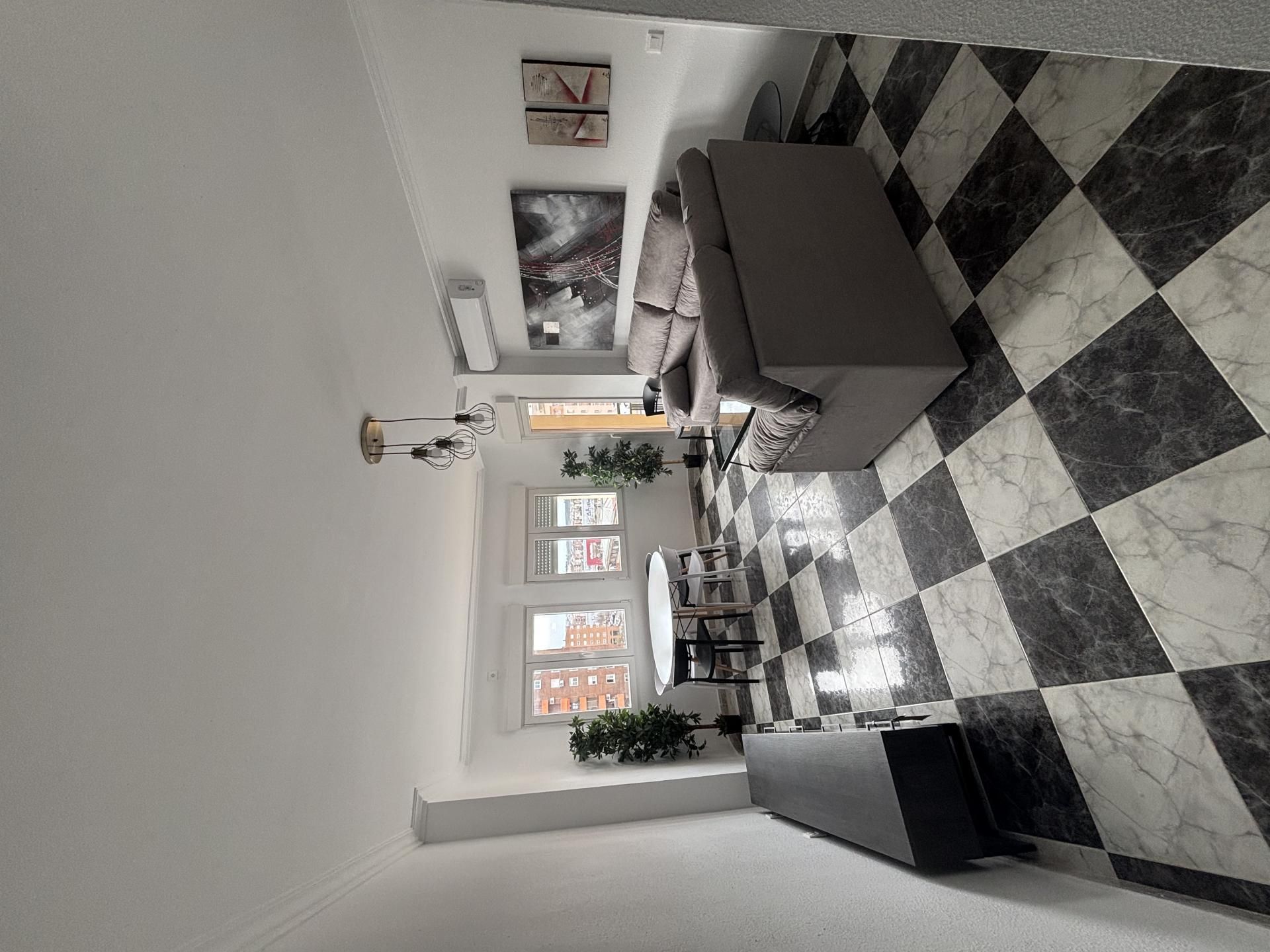 Living room of Flat for share in Badajoz Capital  with Air Conditioner, Heating and Terrace