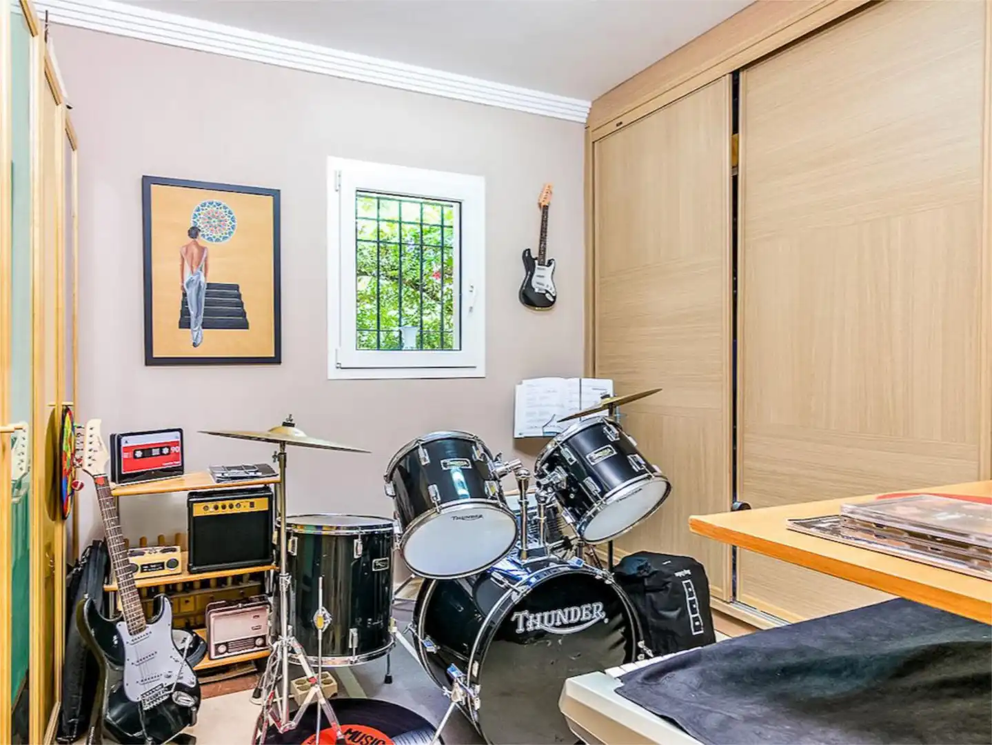Schlafzimmer von Einfamilien-Reihenhaus zum Verkauf in Mijas mit Klimaanlage, Terrasse und Balkon