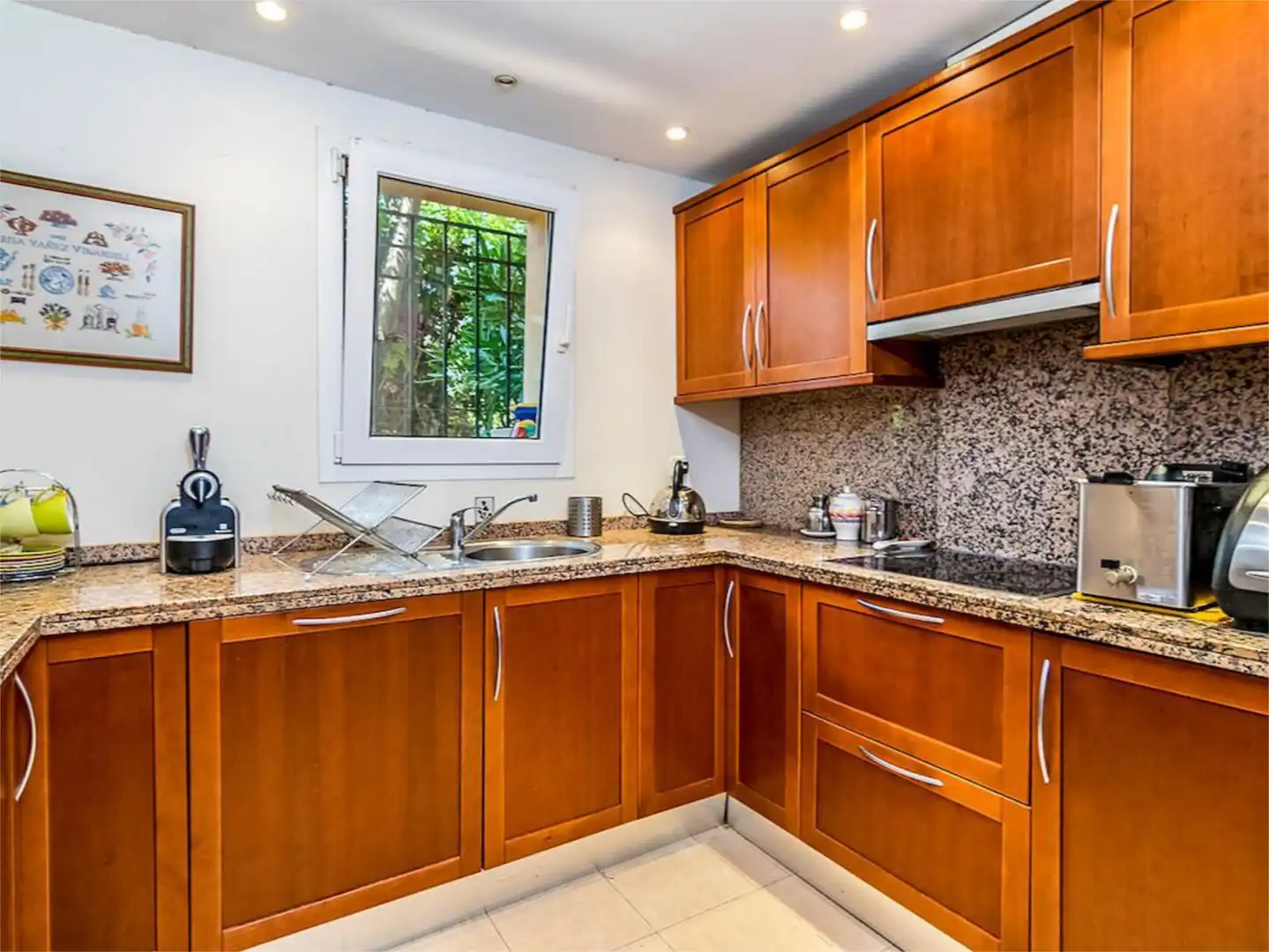 Küche von Einfamilien-Reihenhaus zum Verkauf in Mijas mit Klimaanlage, Terrasse und Balkon