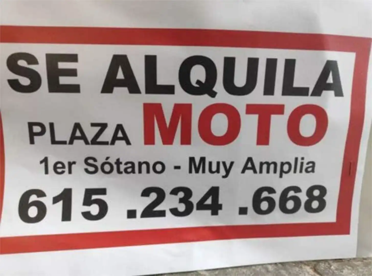 Garaje de alquiler en Burjassot