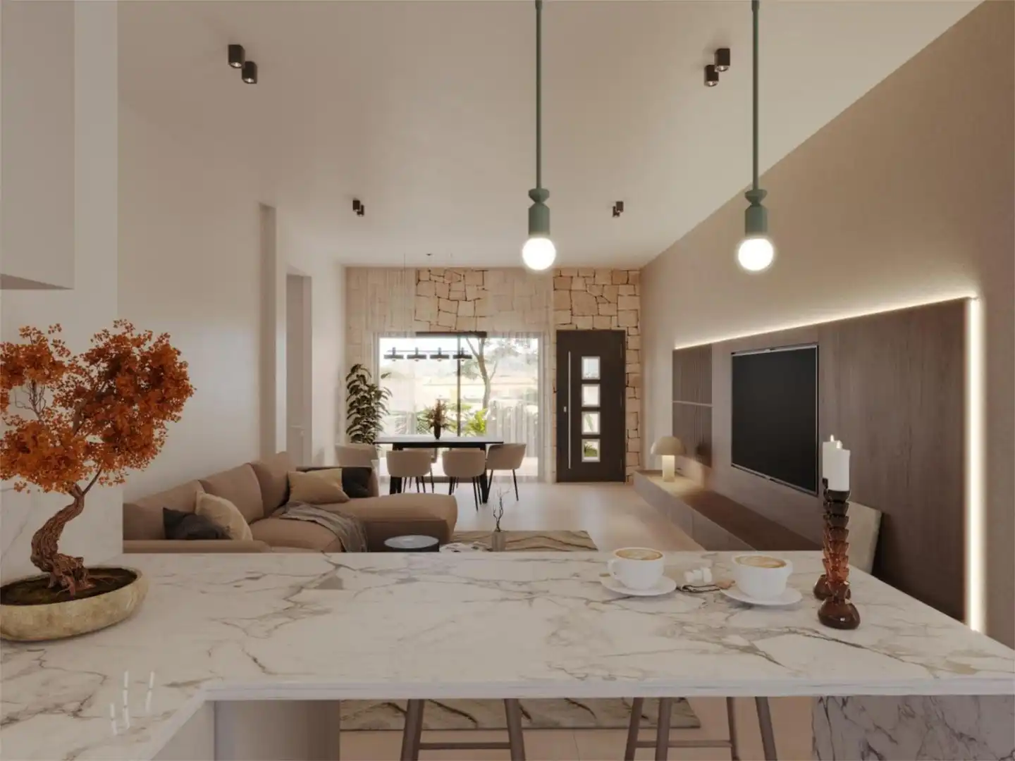 Casa o chalet en venta en Calle Fuente Loca, 17, La Romana Sala de estar de Casa o chalet en venta en La Romana con Piscina
