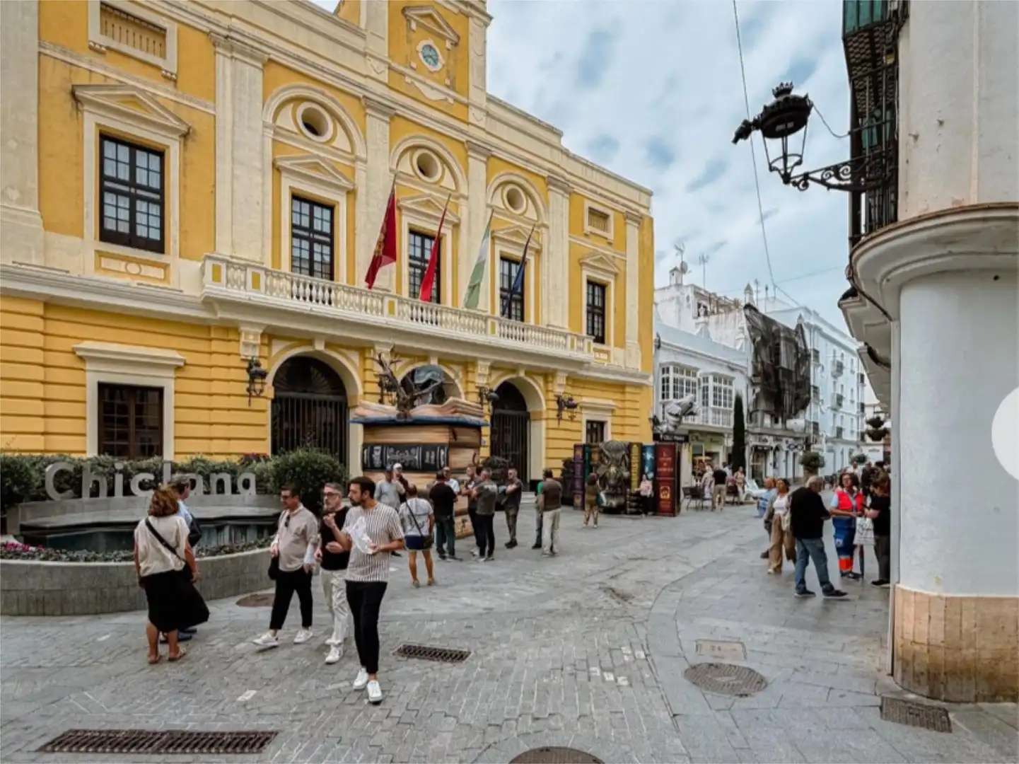 Exterior view of Flat for sale in Chiclana de la Frontera  with Air Conditioner, Storage room and Balcony