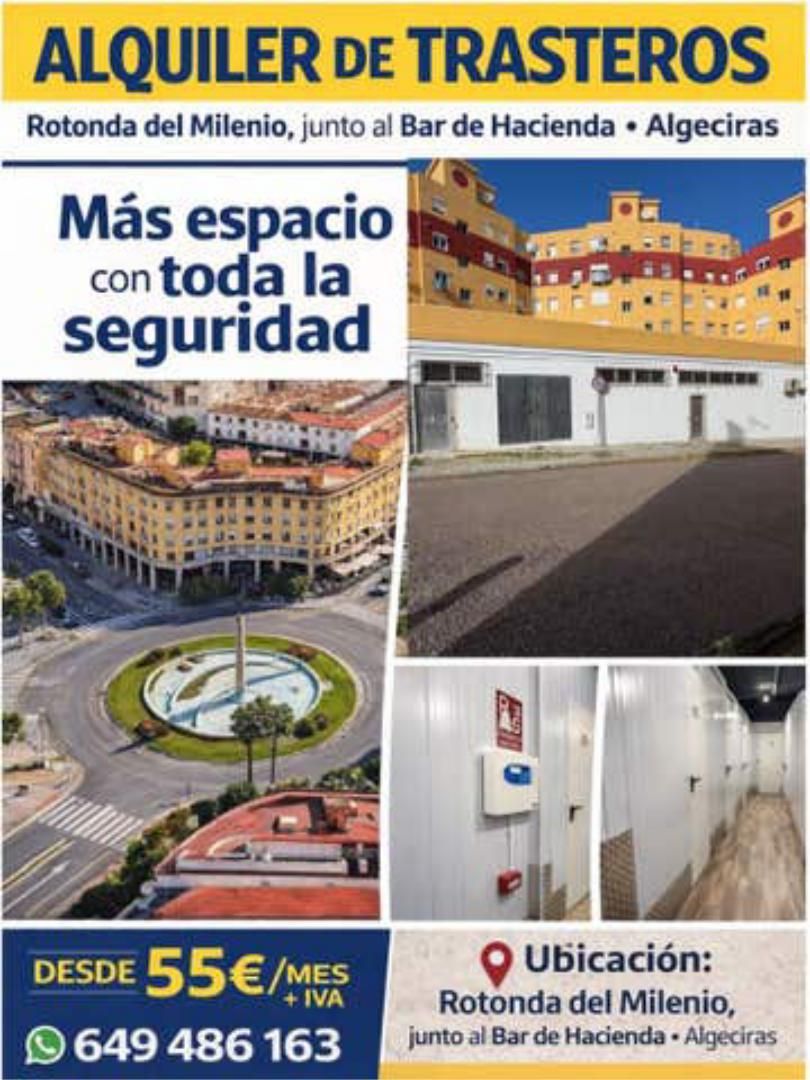 Exterior view of Box room to rent in Algeciras