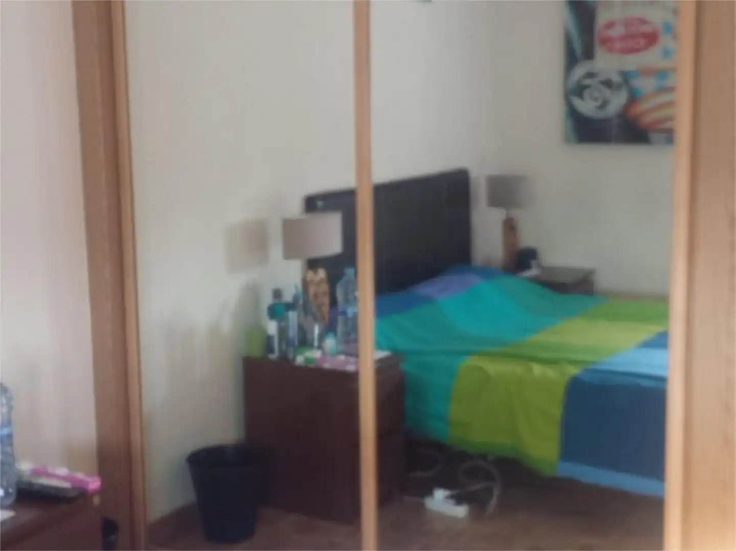 Bedroom of Flat for share in Madrid  with Air Conditioner, Heating and Parquet flooring