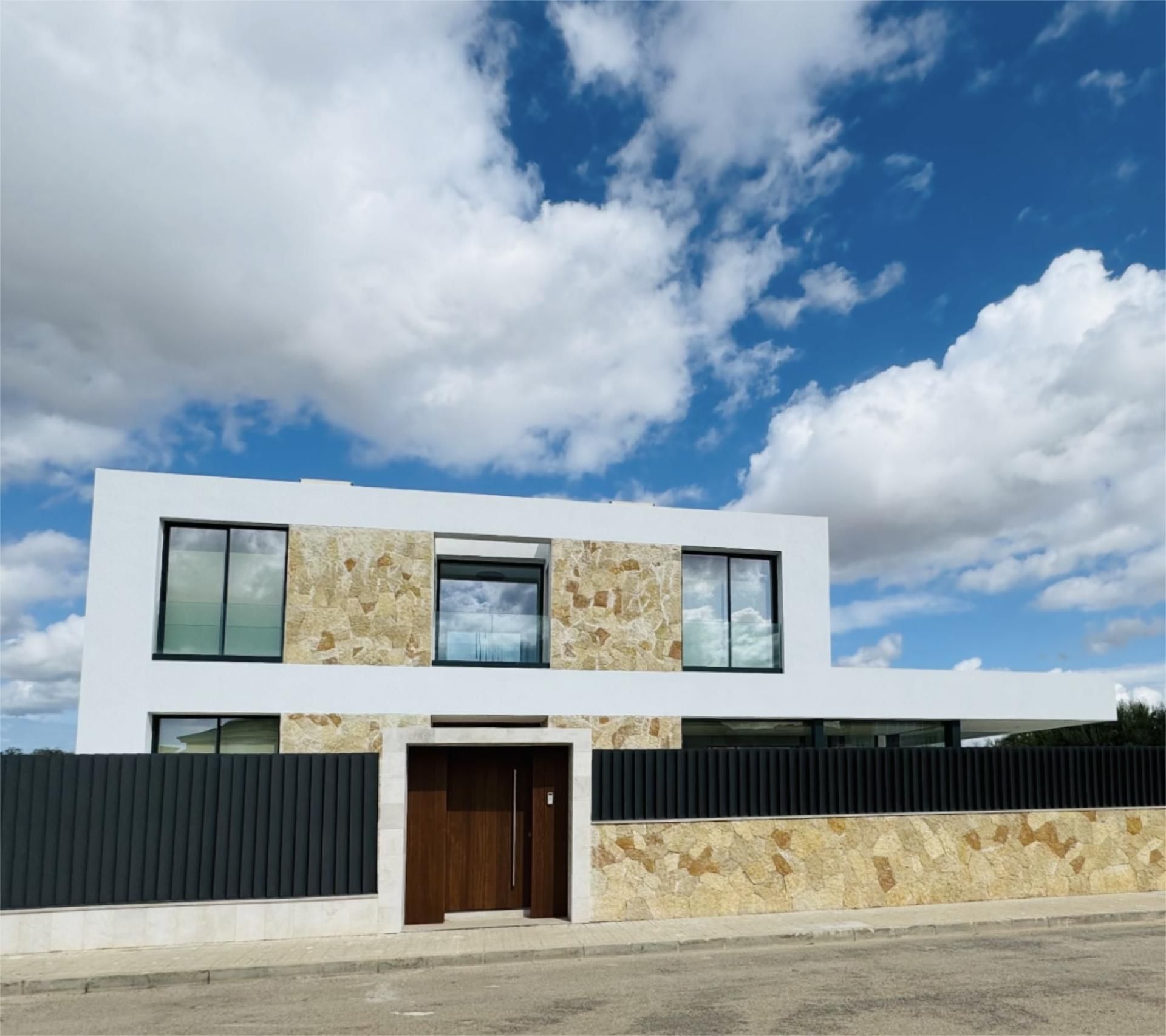 Vista exterior de Casa o xalet en venda en Marratxí amb Aire condicionat, Terrassa i Piscina