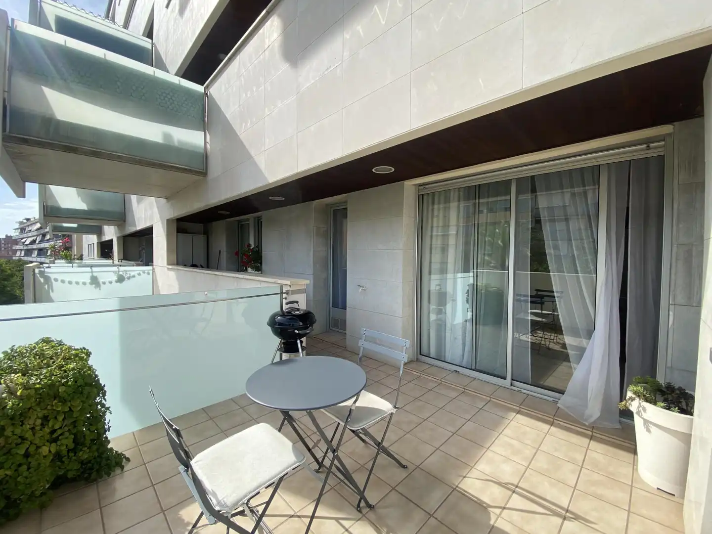 Flat for sale in Via Europa, 63, Via Europa - Parc Central Terrace of Flat for sale in Mataró with Air Conditioner, Heating and Swimming Pool