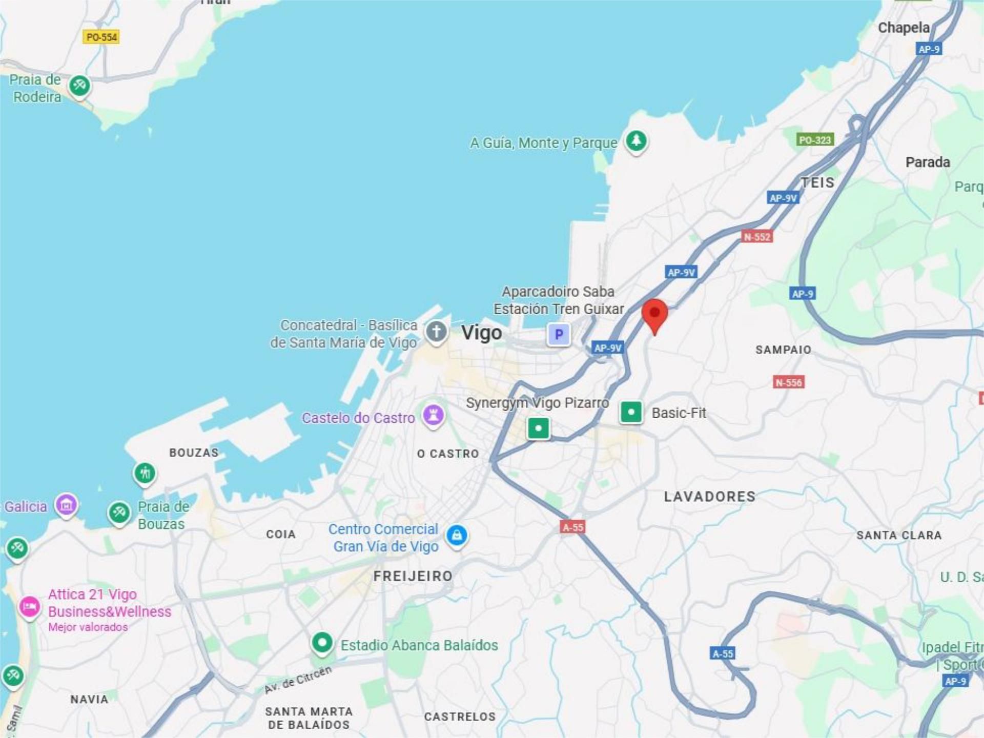 Vista exterior de Piso en venta en Vigo  con Parquet, Terraza y Trastero